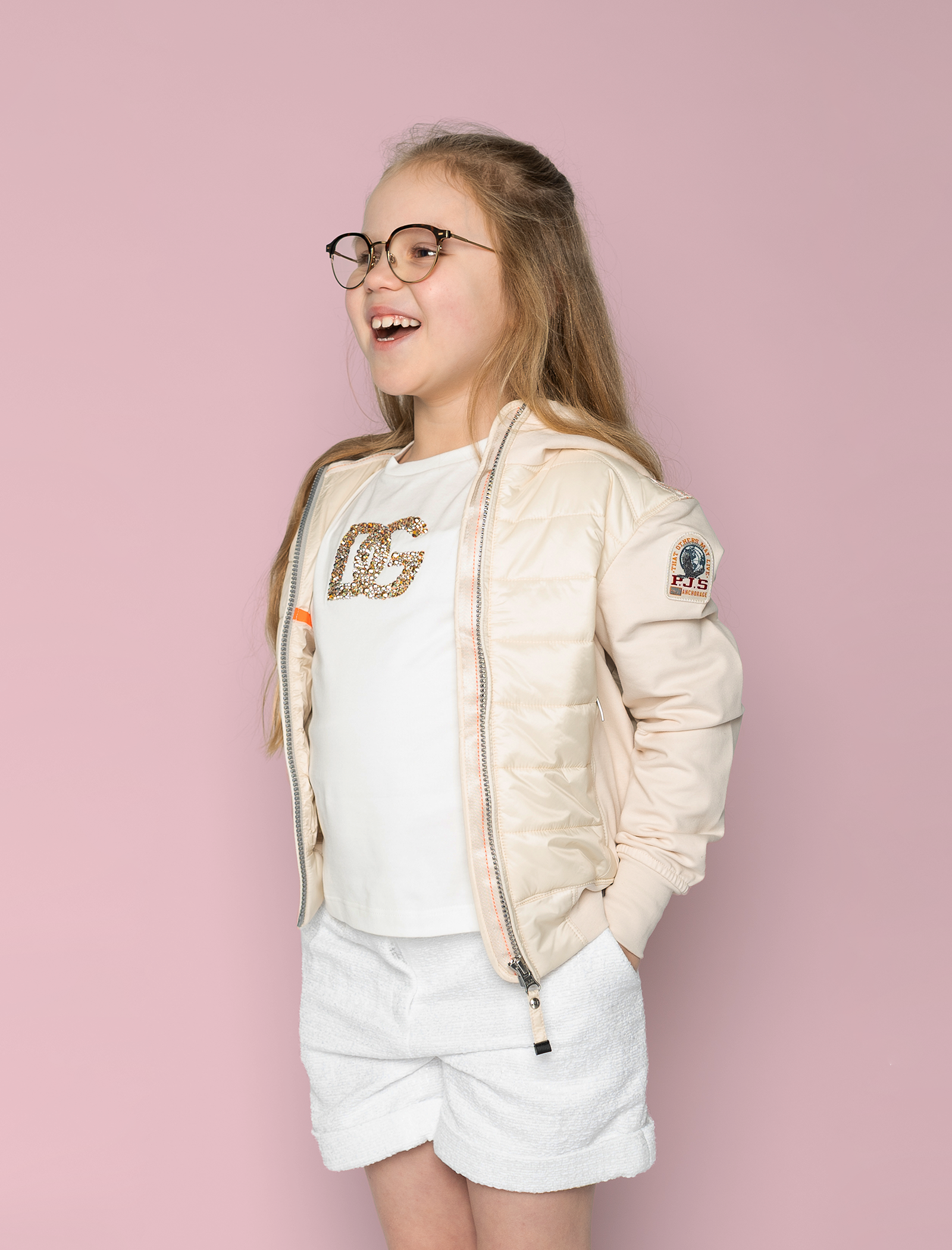 Rhinestone logo jersey t-shirt