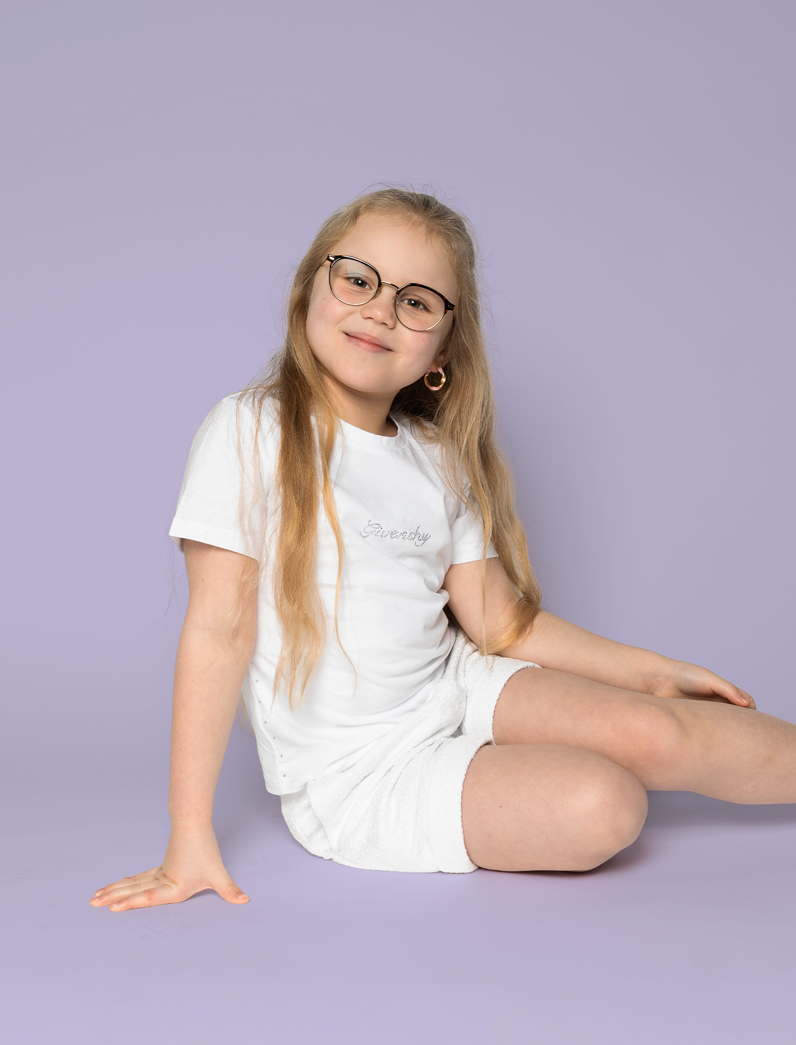 Diamantés logo t-shirt