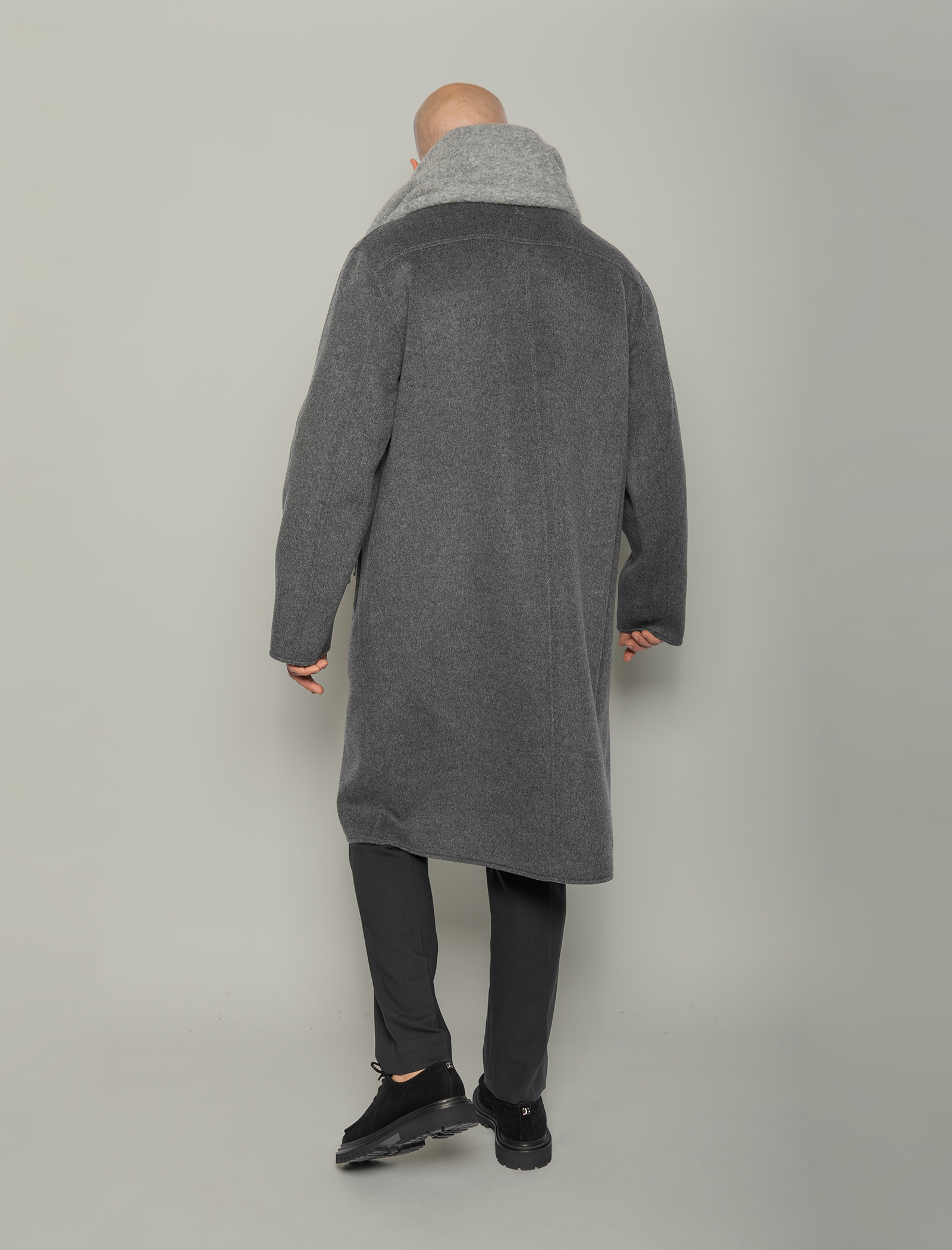 Double-face cashmere coat