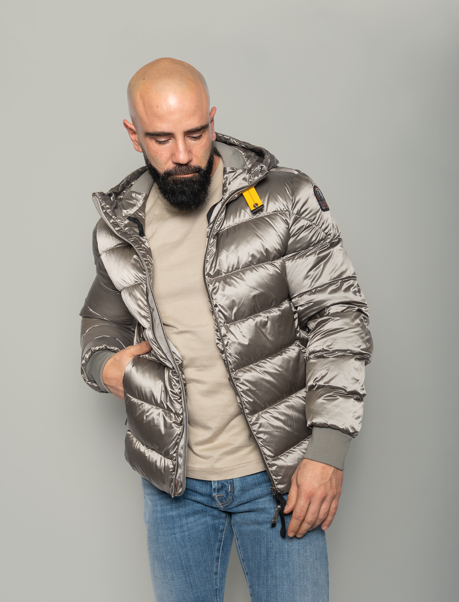 Pharrell bomber down jacket