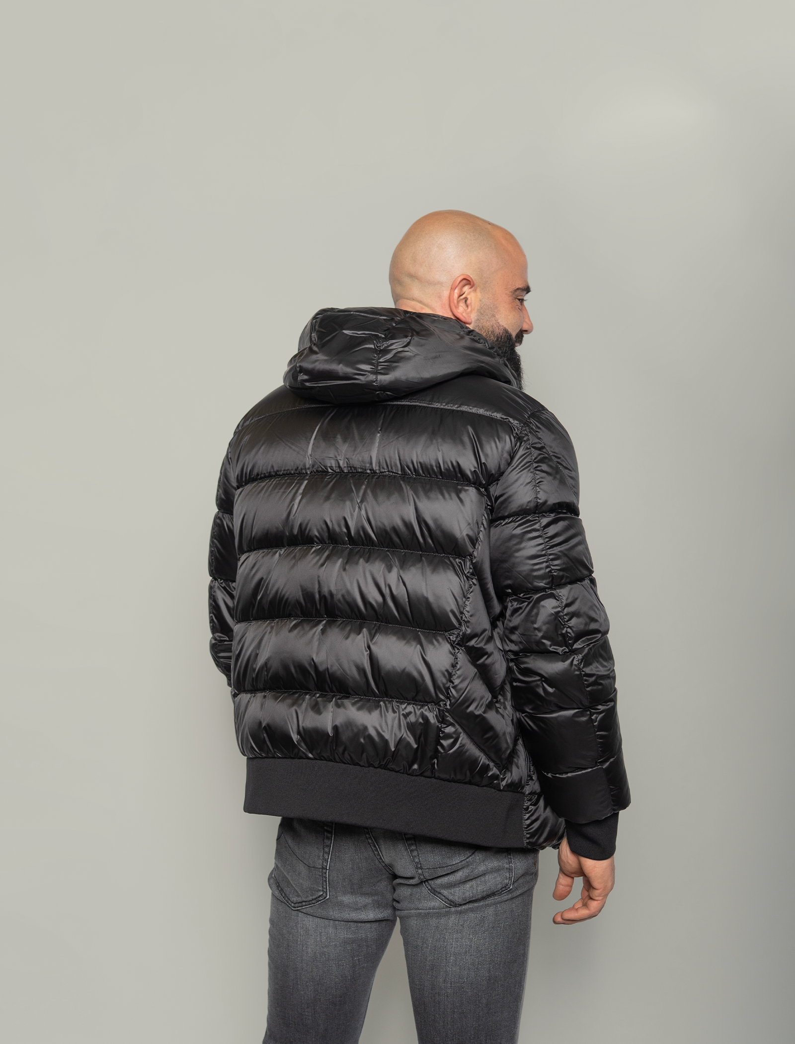 Pharrell bomber down jacket