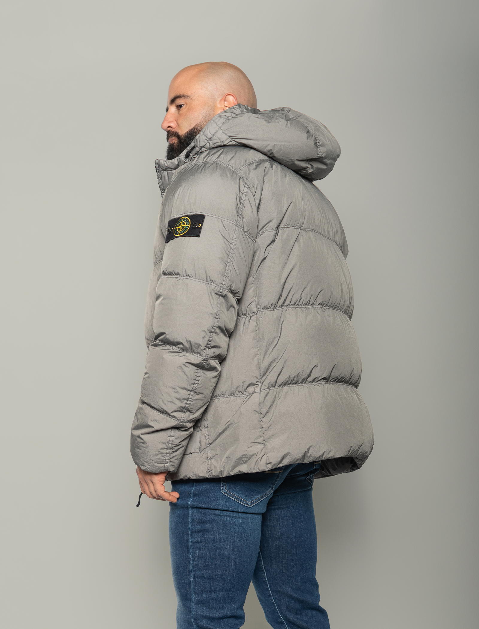 Crinkle Reps NY padded jacket
