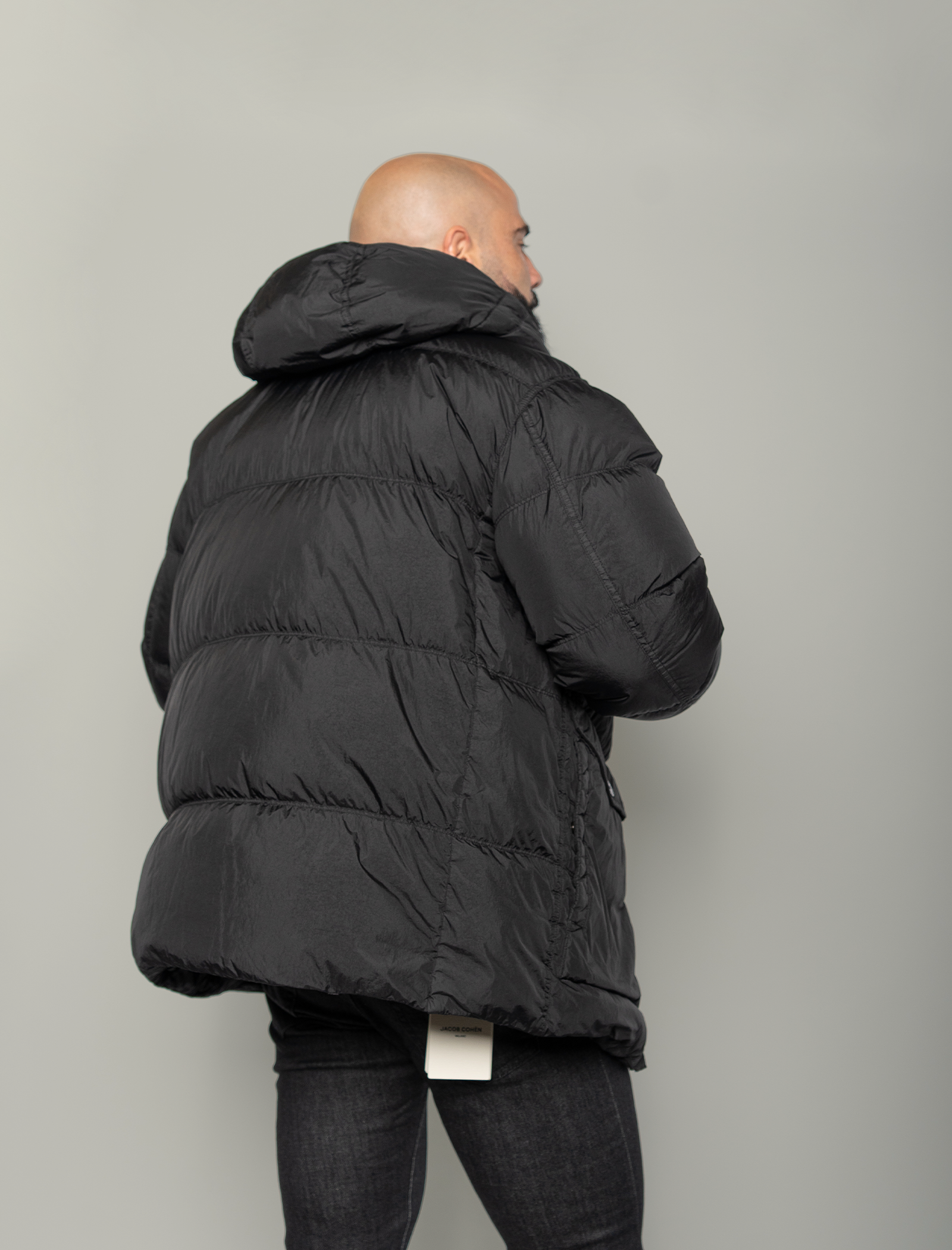 Crinkle Reps NY padded jacket