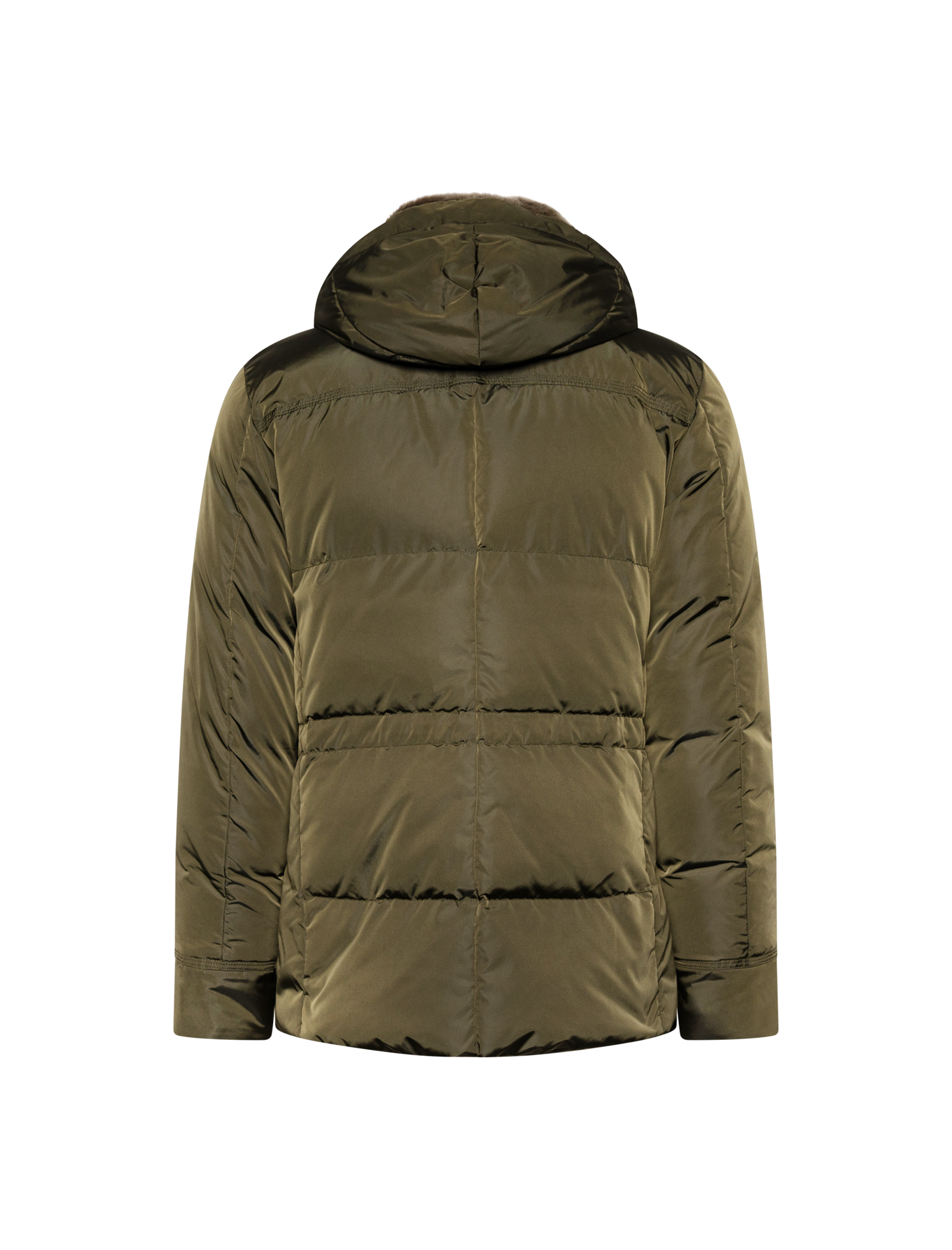 Aiptek nylon chine fur jacket