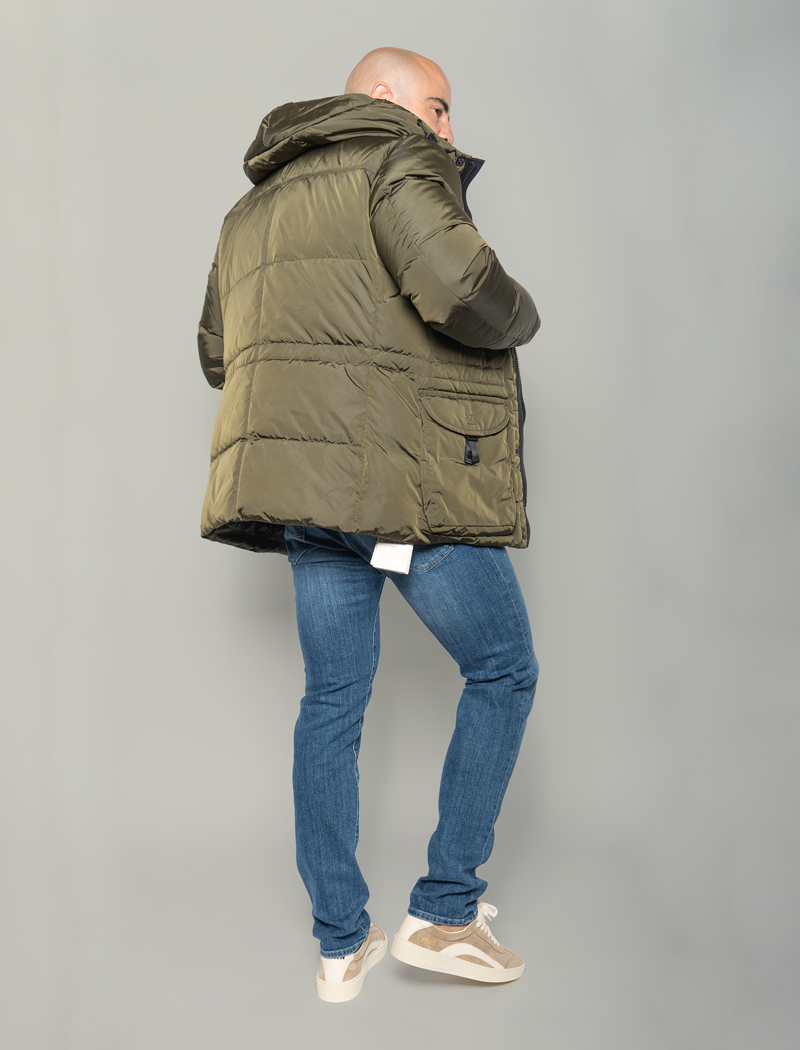 Aiptek nylon chine fur jacket