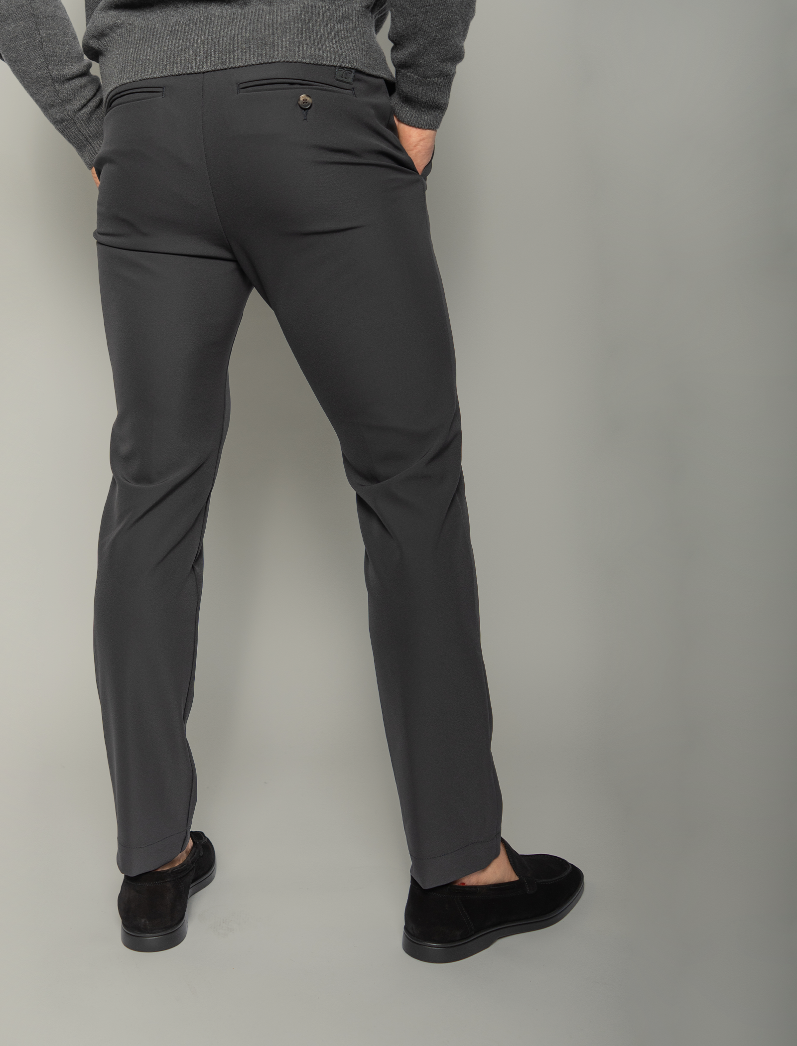 Stretch nylon Cady trousers