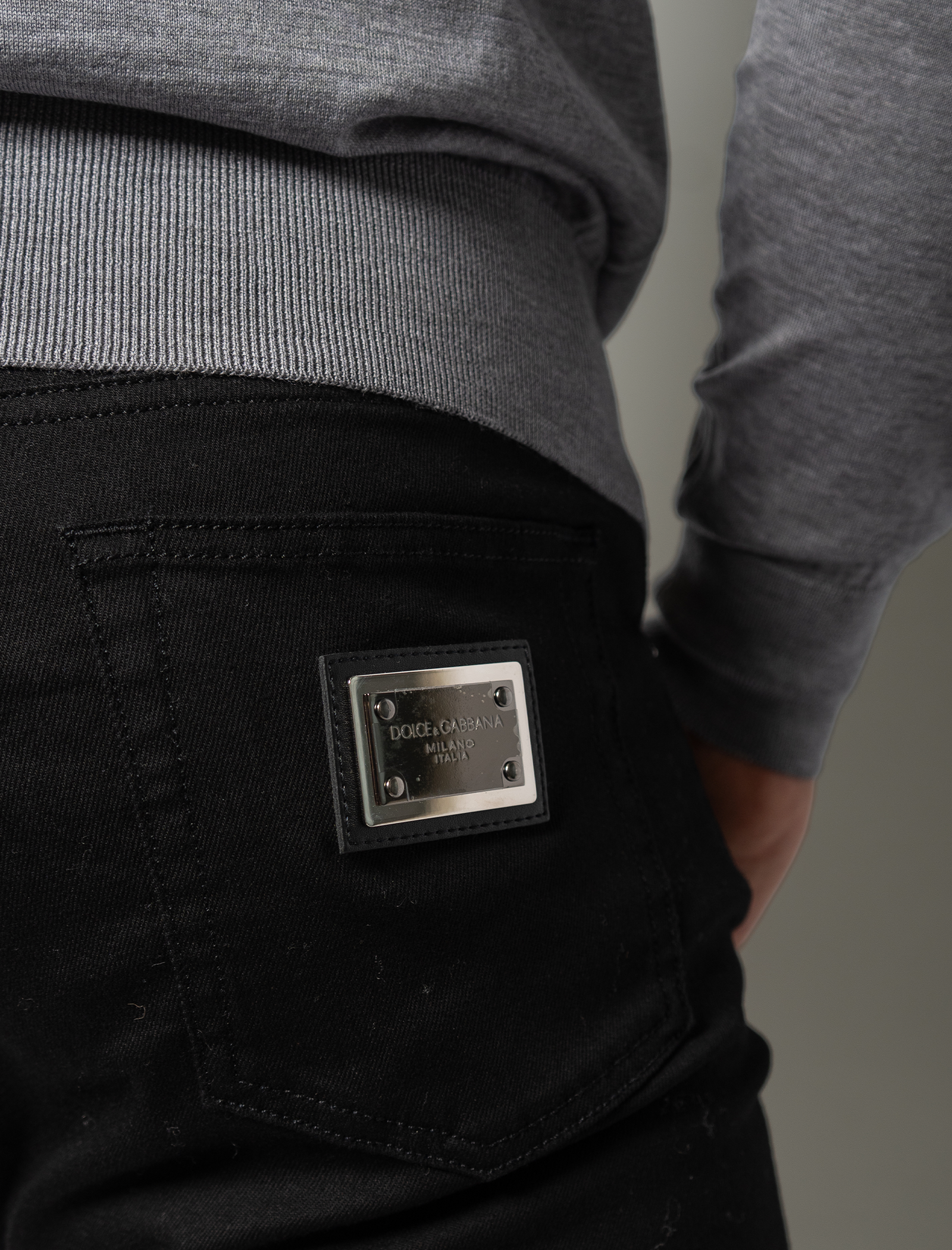 Slim-fit stretch cotton jeans