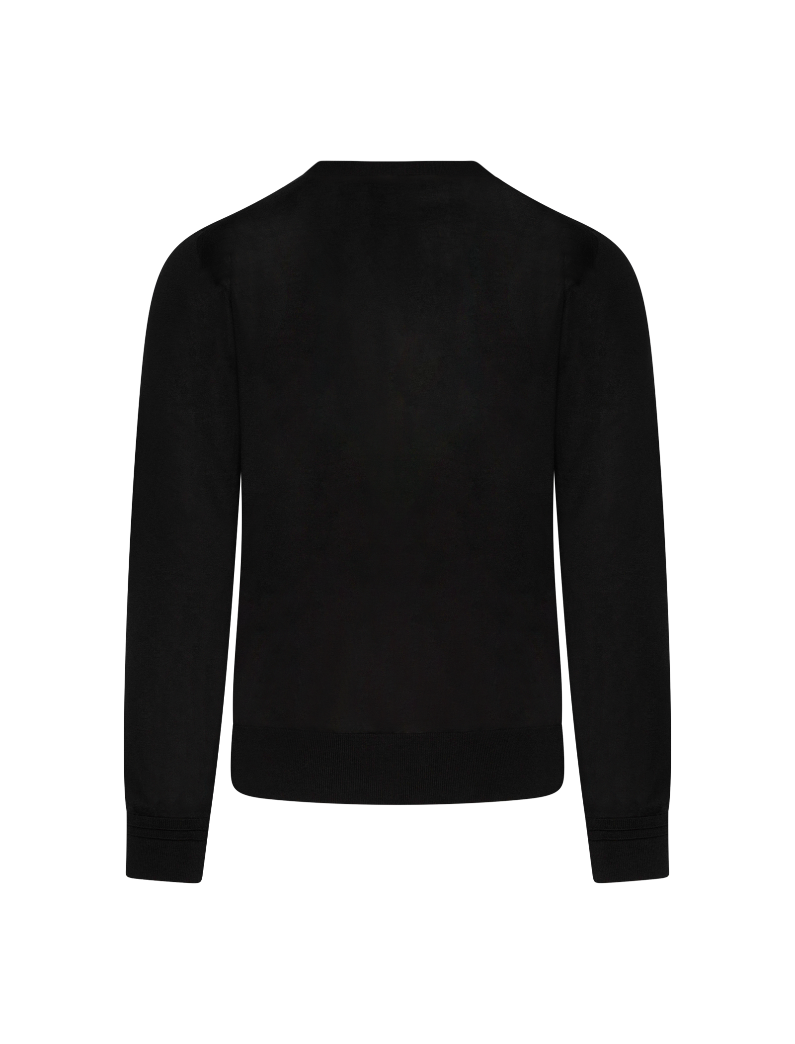 Silk crewneck knitted jumper