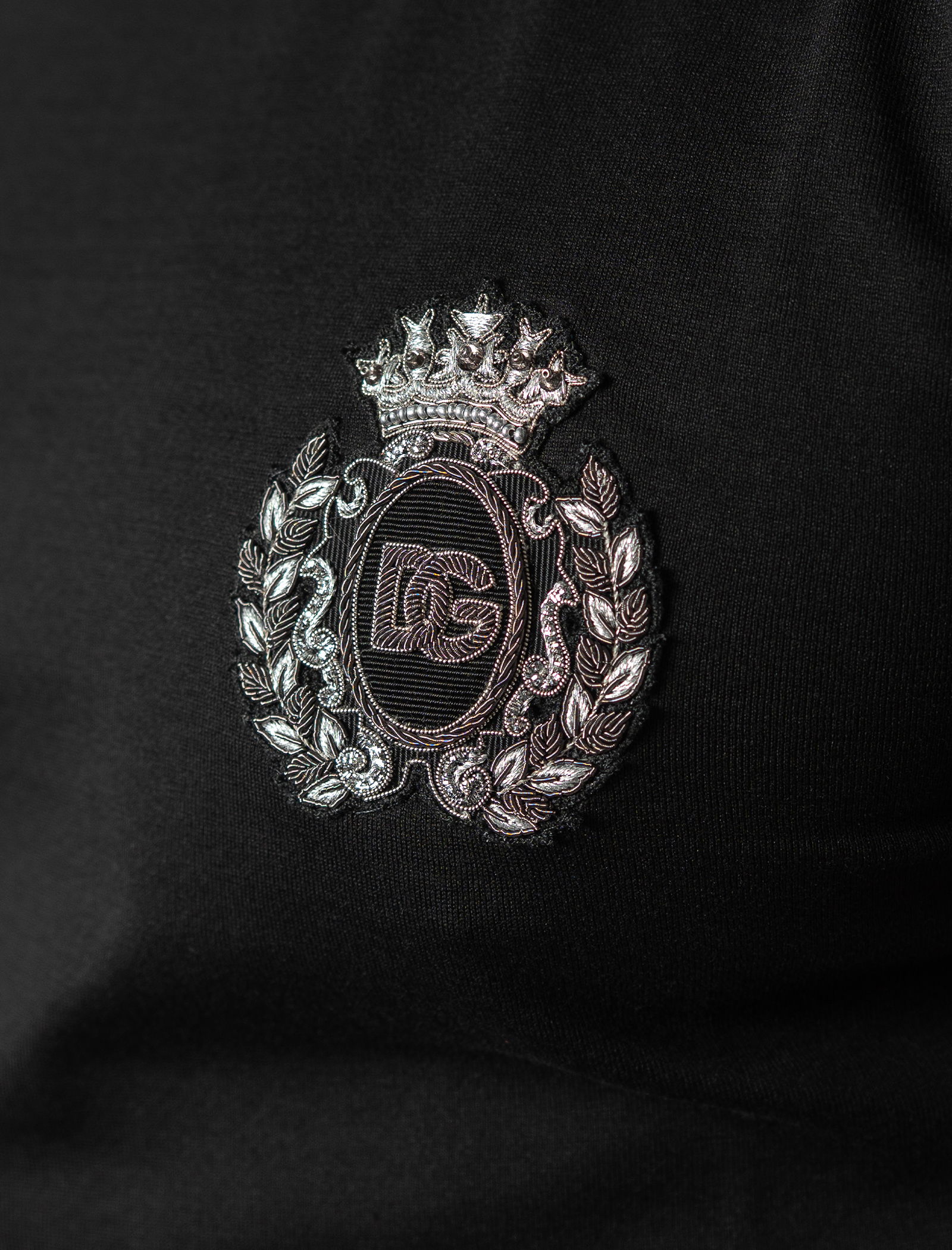 Heraldic patch cotton t-shirt