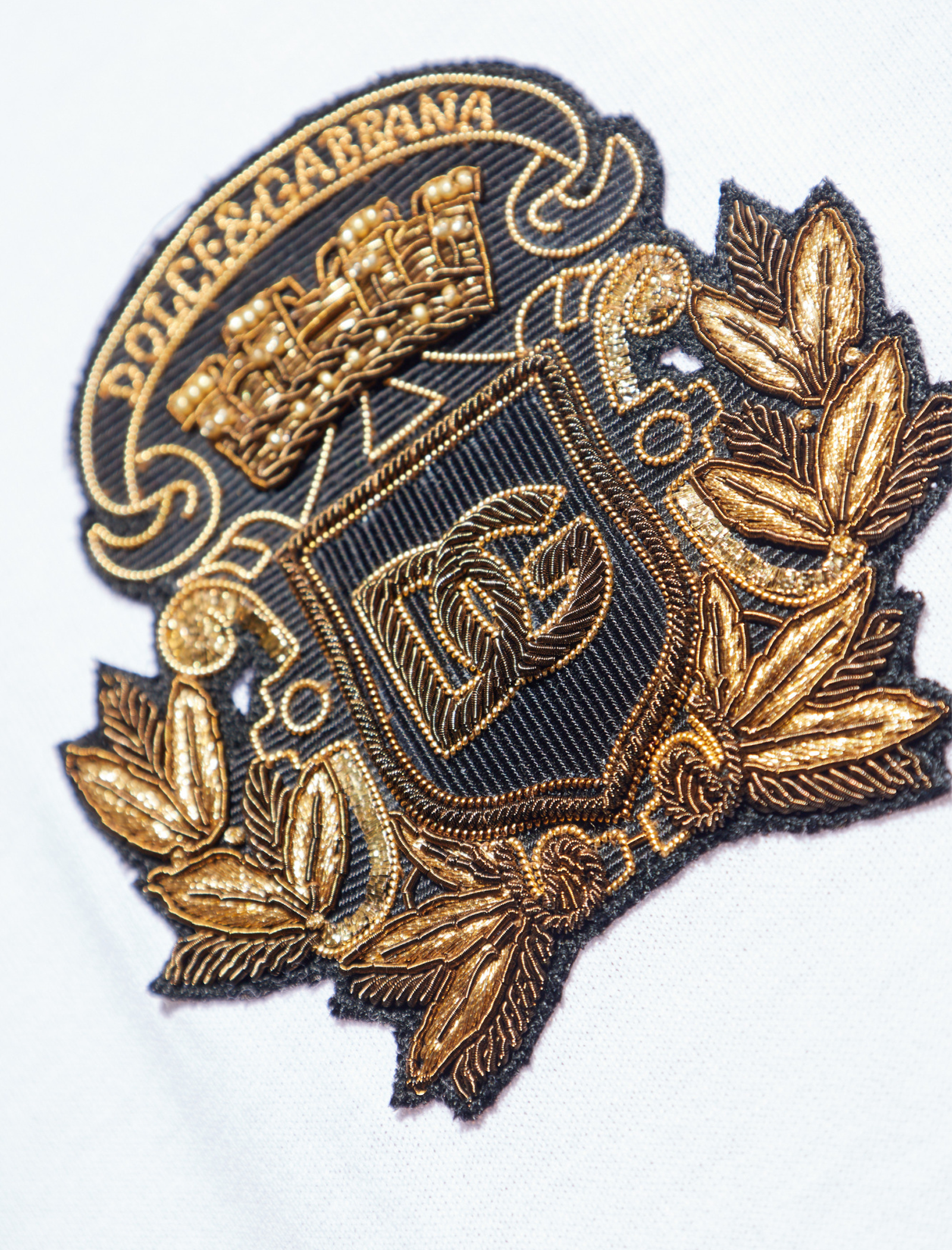 Heraldic patch cotton t-shirt