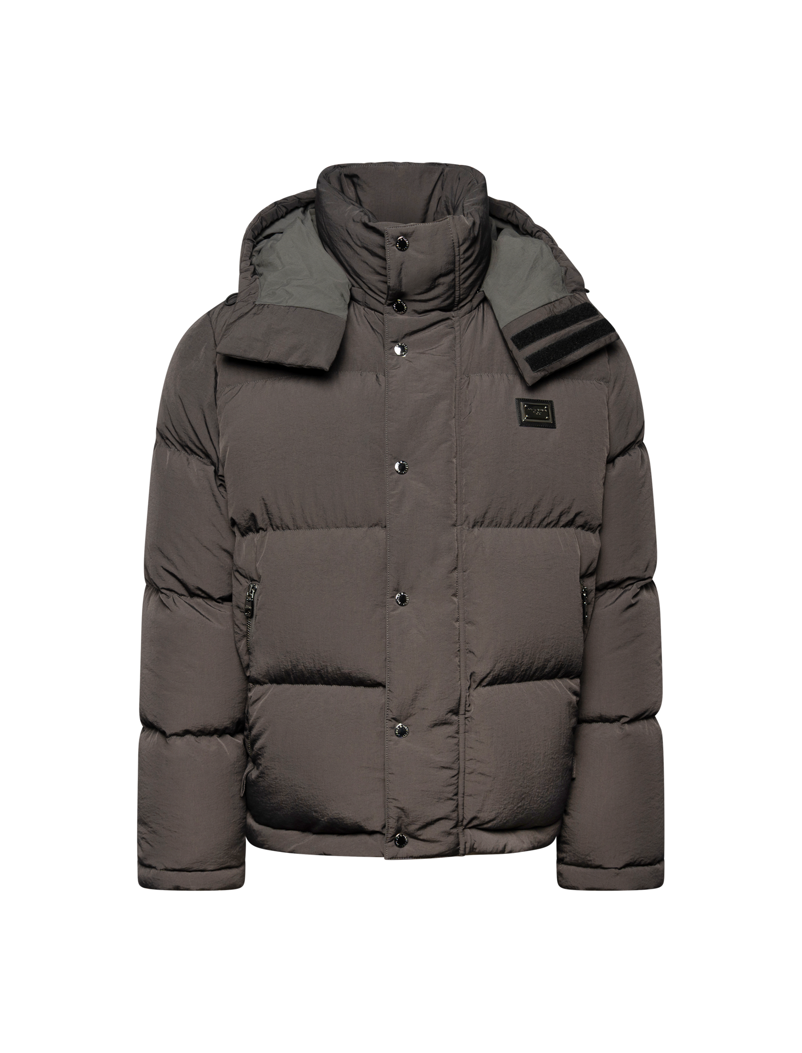 Plaque nylon padded jacket