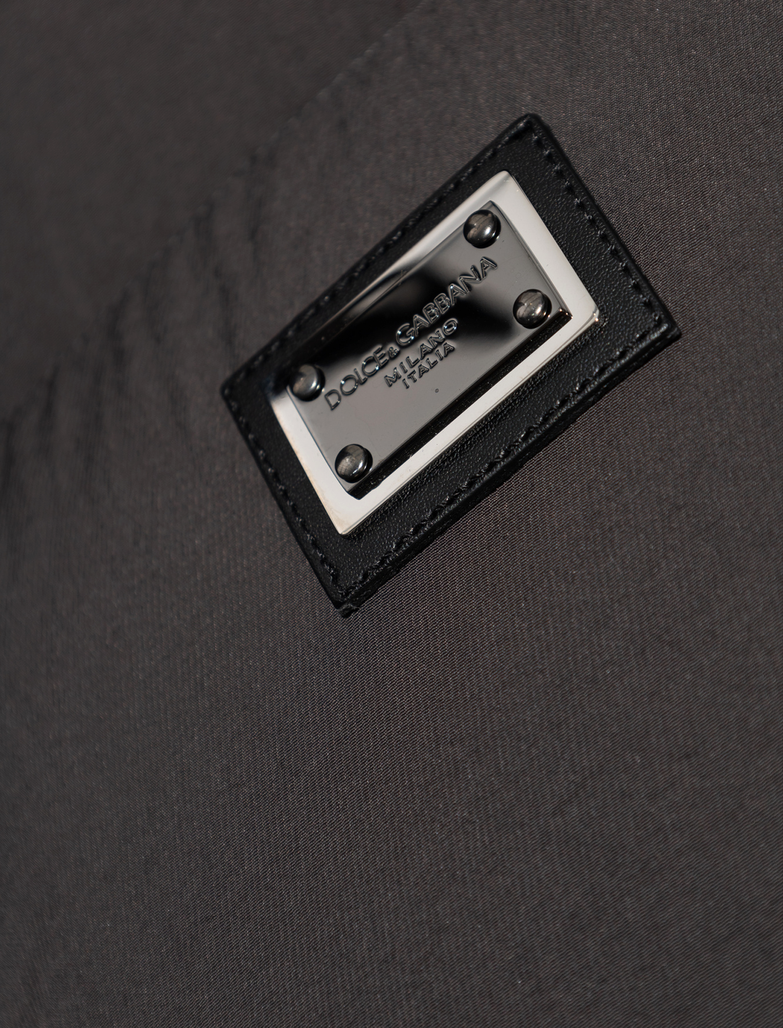 Plaque nylon padded jacket