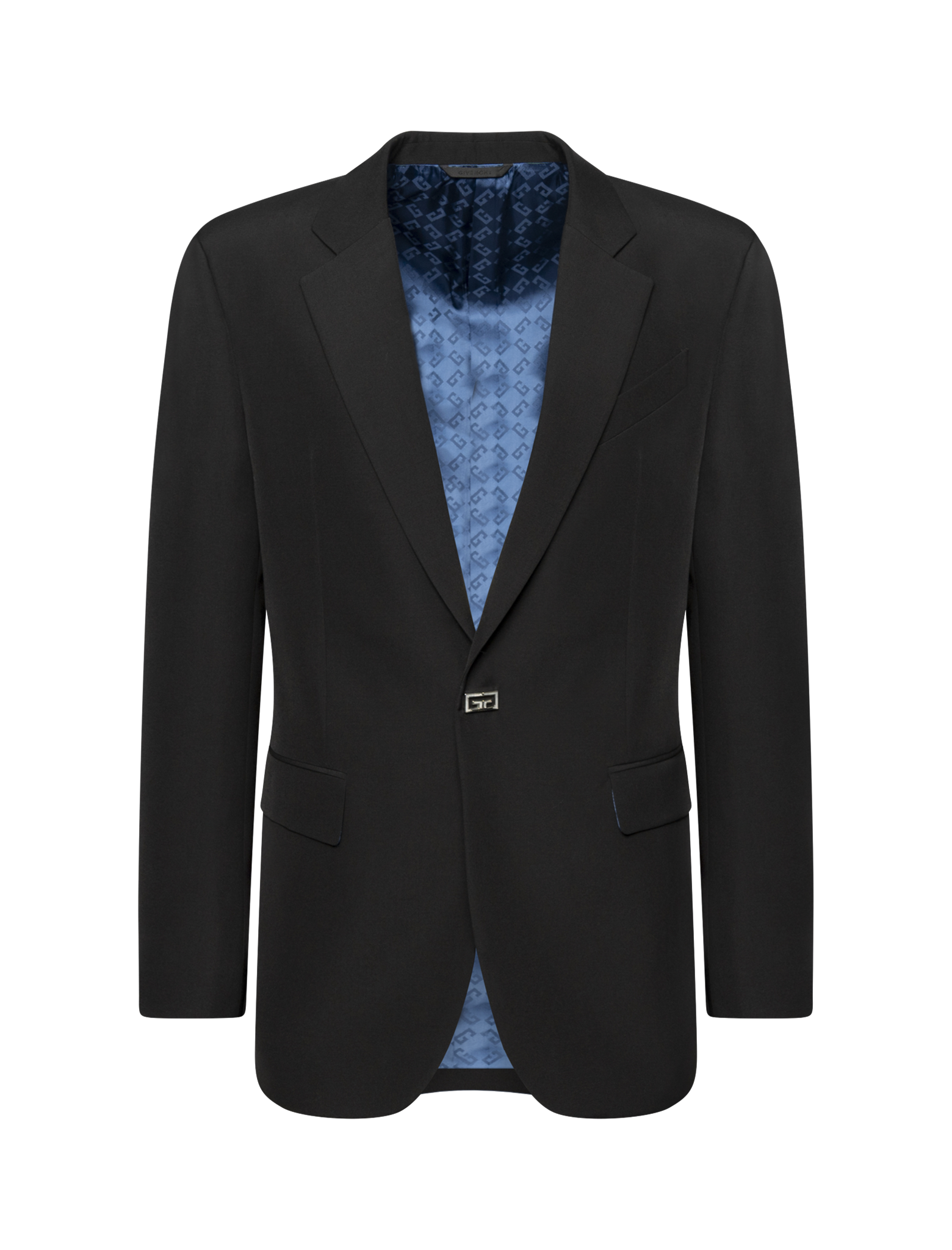 Slim Fit-Jacke aus 2G-Clip-Wolle