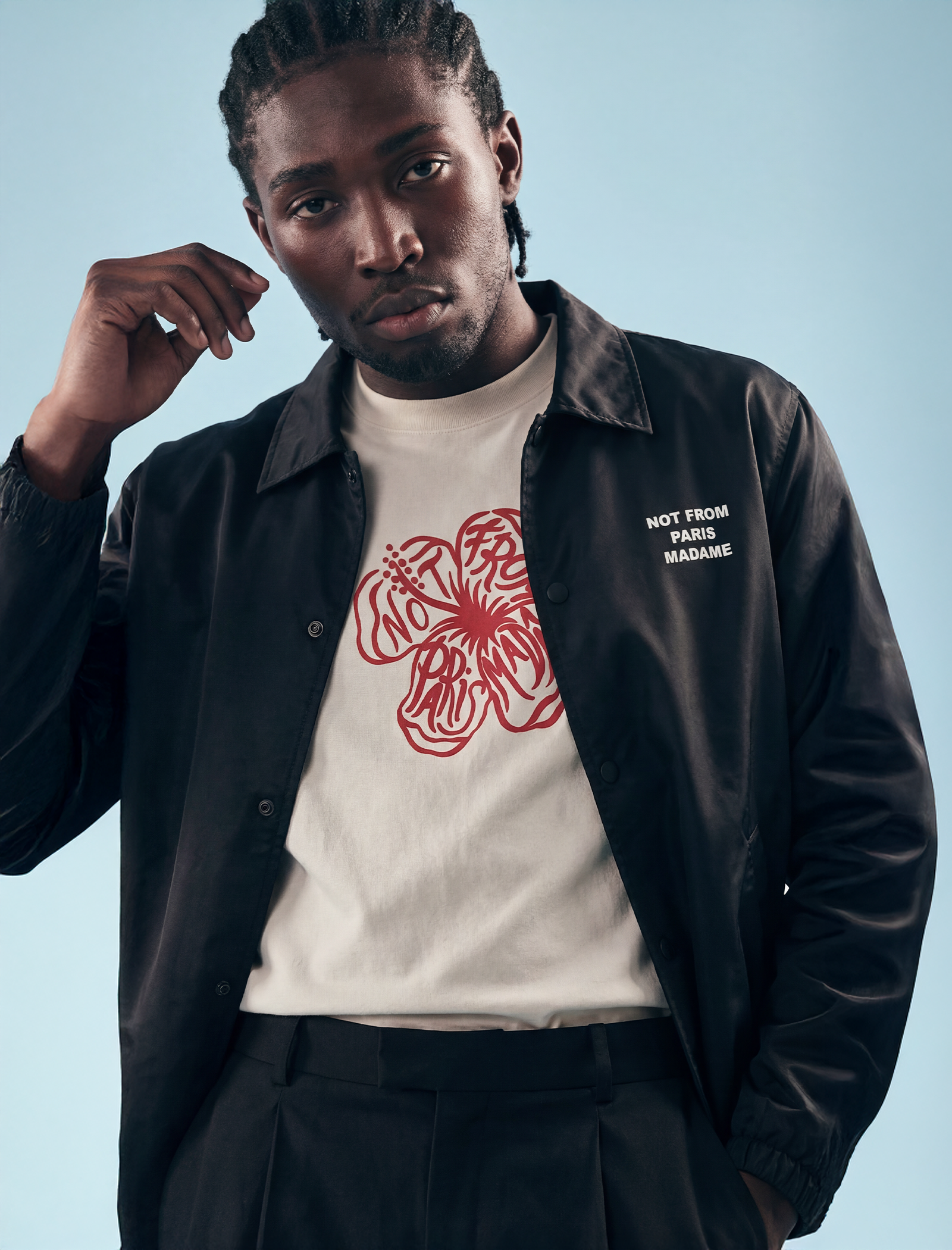 Der T-Shirt-Slogan Hibiskus