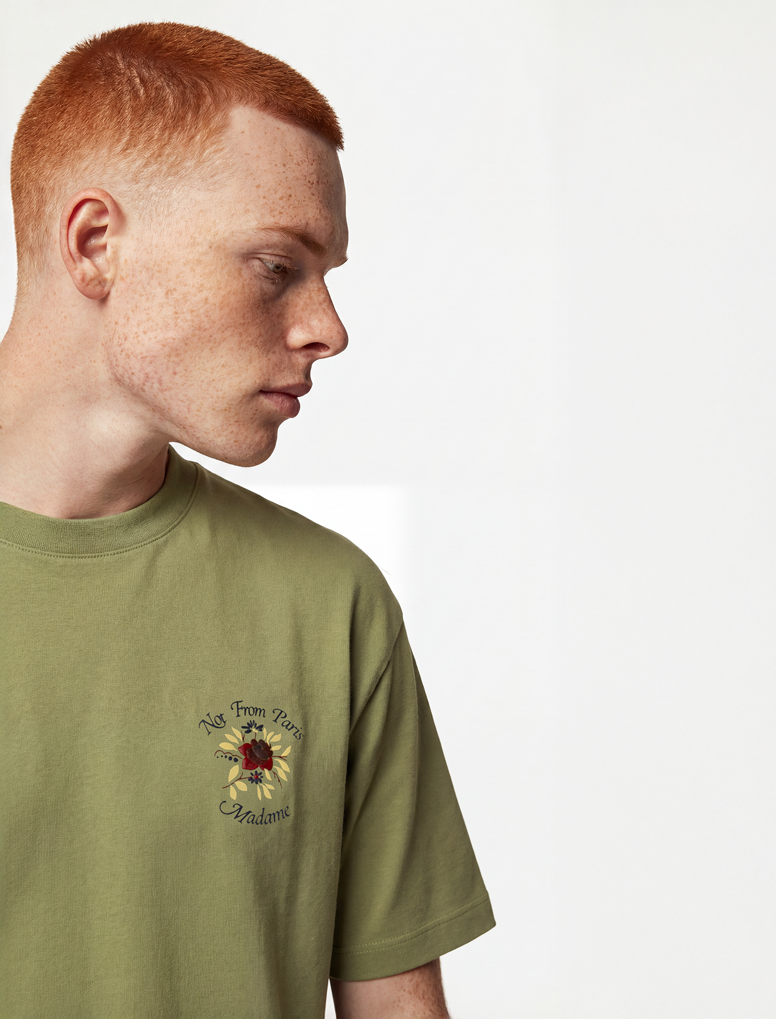 Der T-Shirt-Slogan Rose