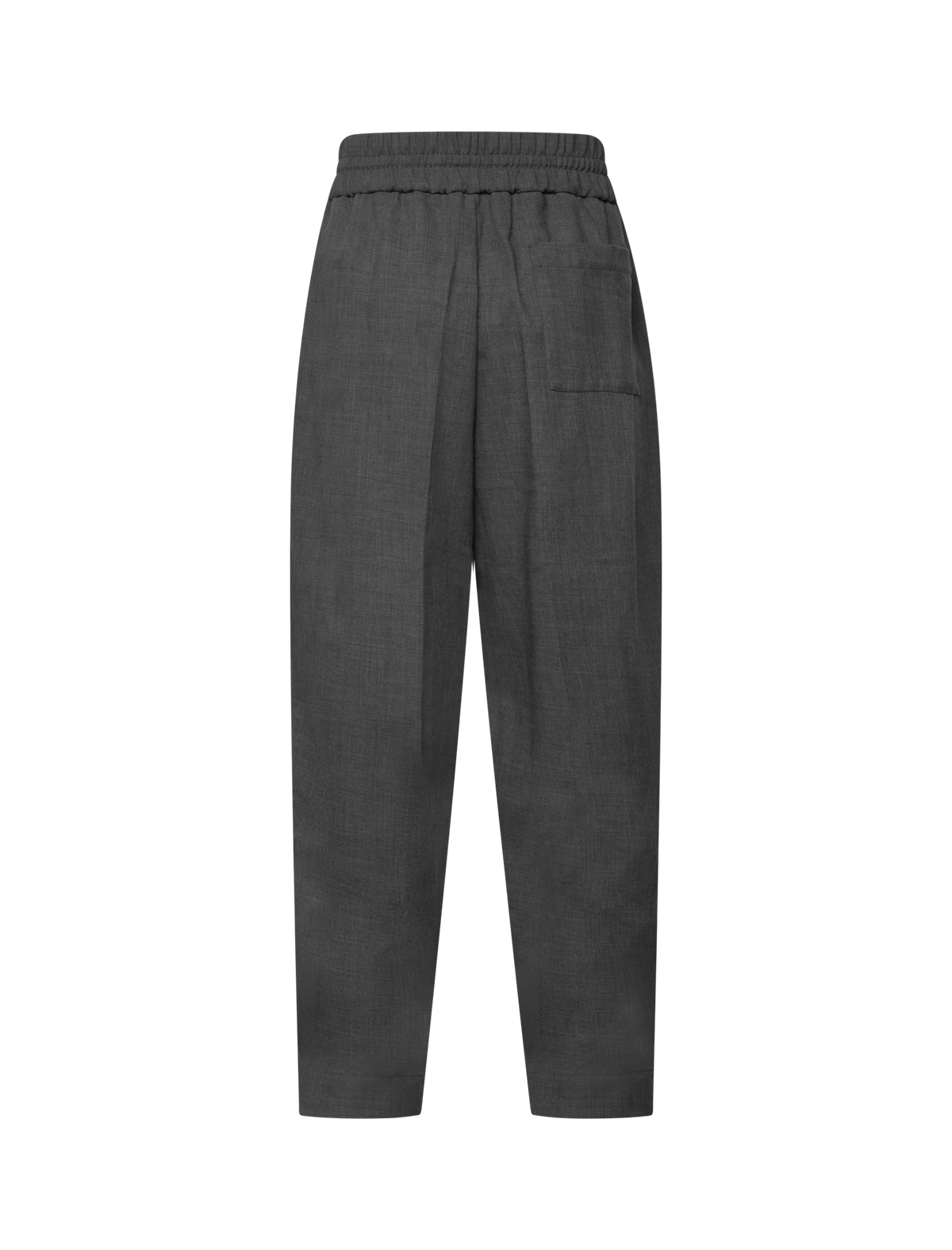 Wool elasticated waist trouser
