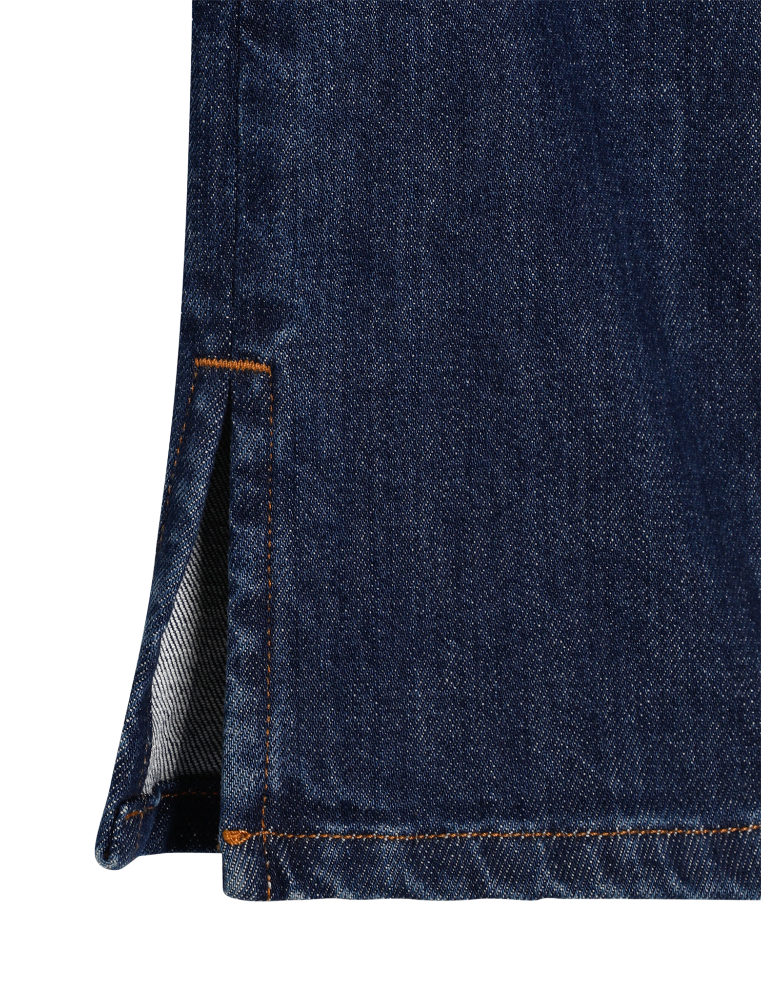 5-pocket flared split jeans