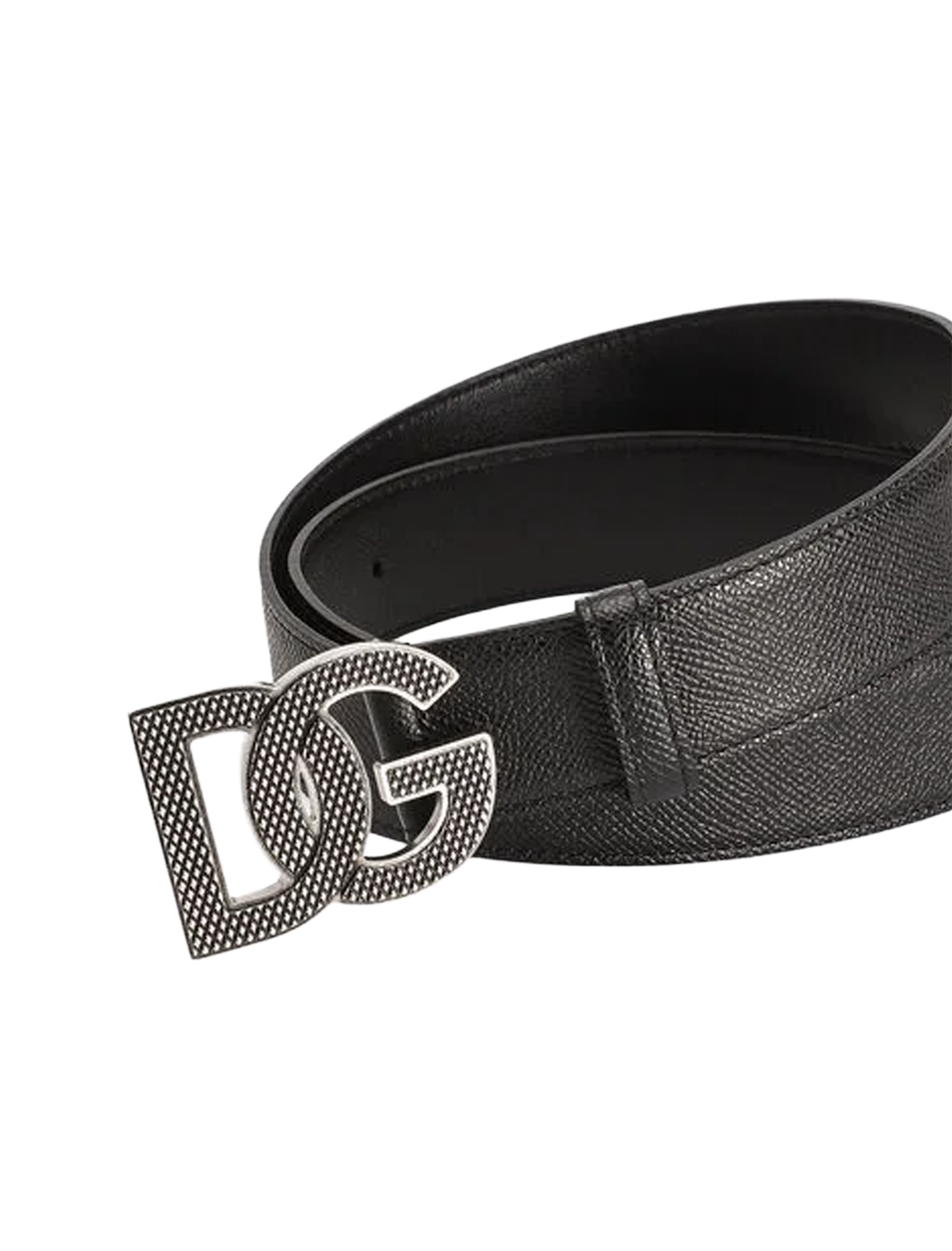 Alpine calfskin logo belt