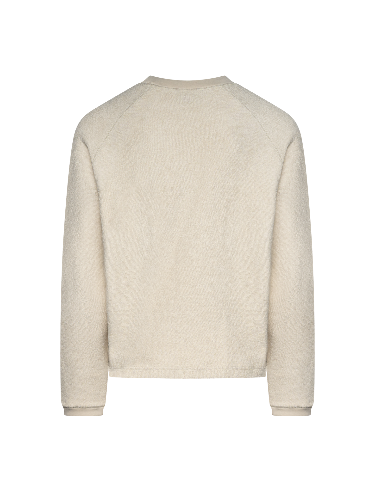 Raglan curly fleece sweater