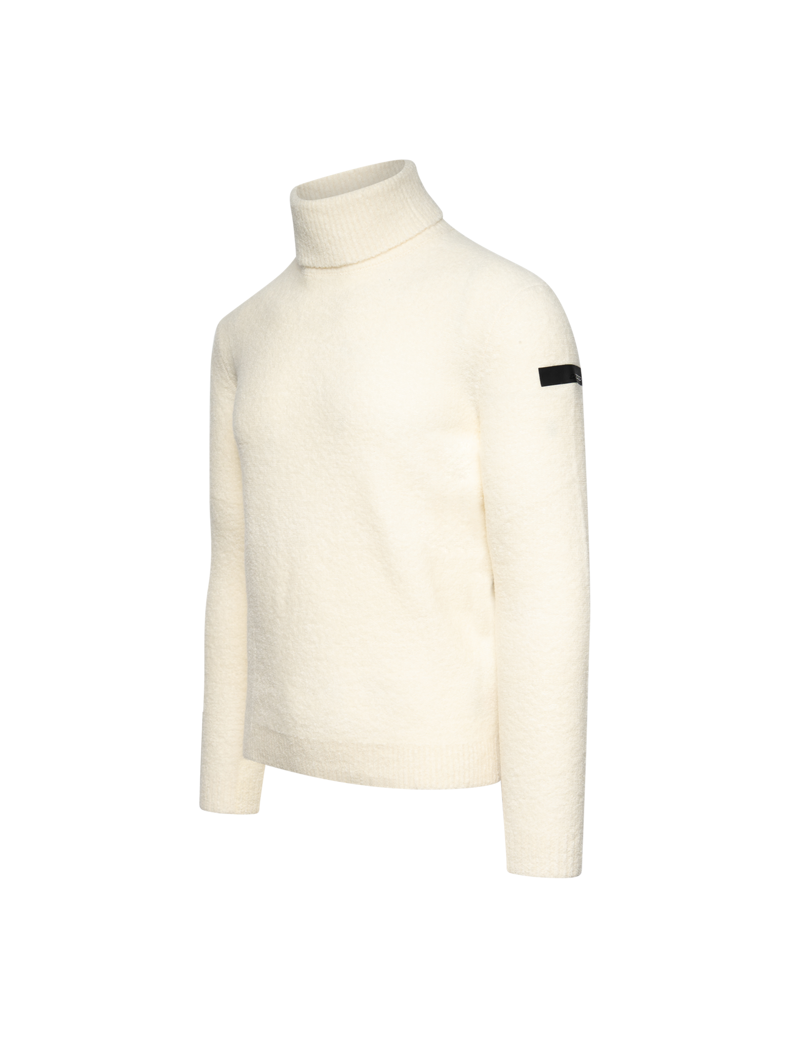 Bouclè high neck knitwear
