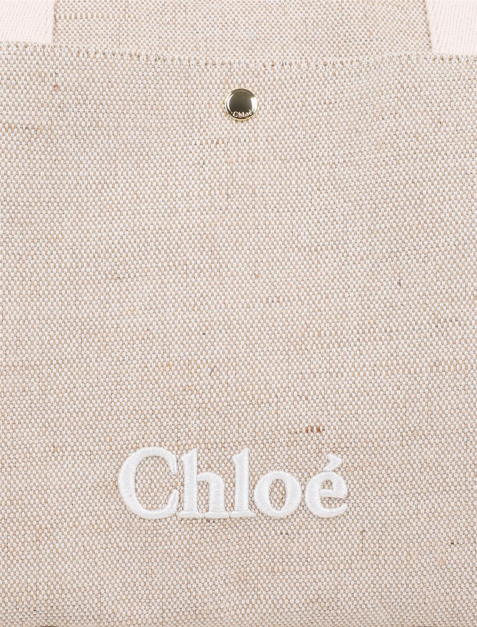 Canvas logo changing bag