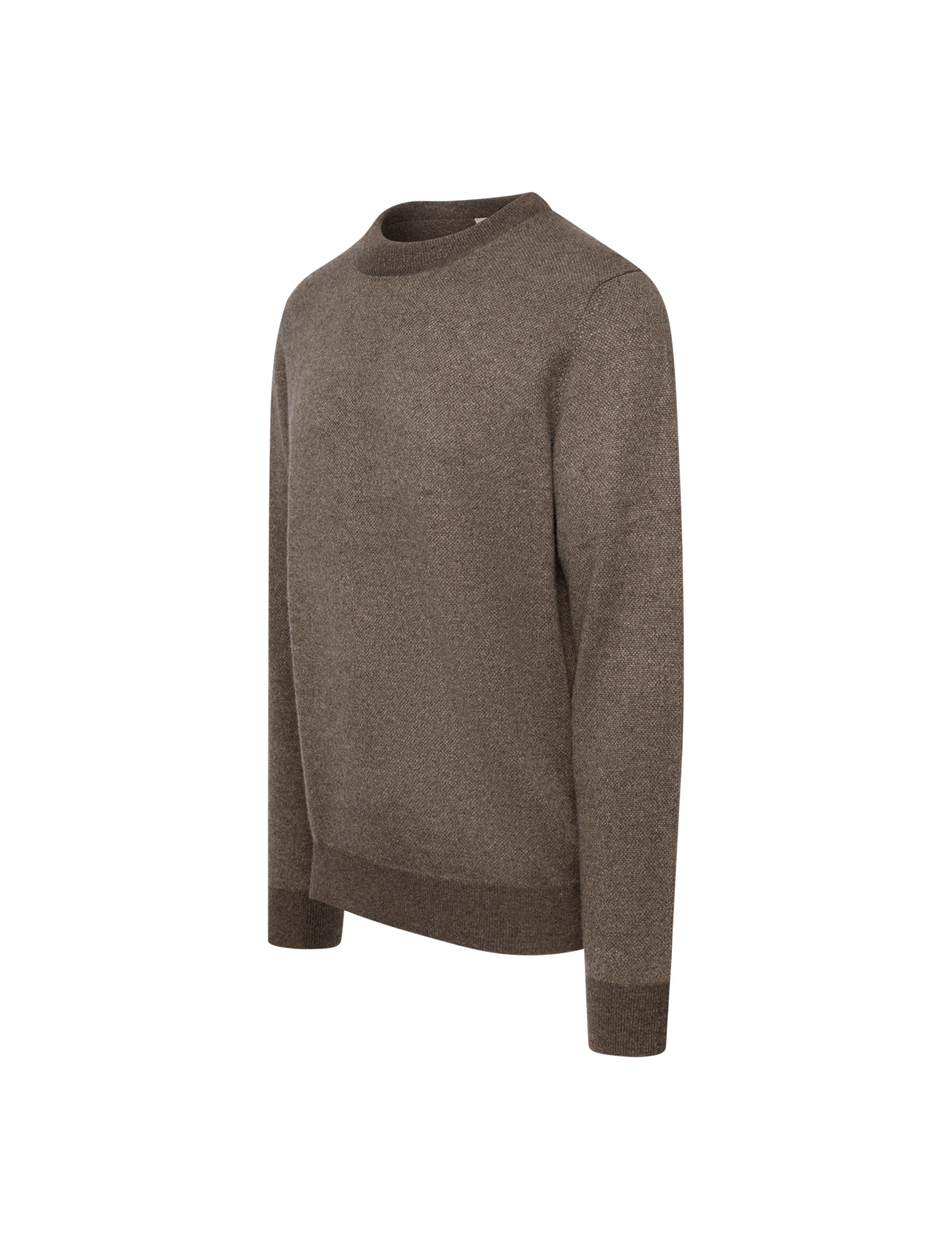 Cashmere jaquard crew jumper