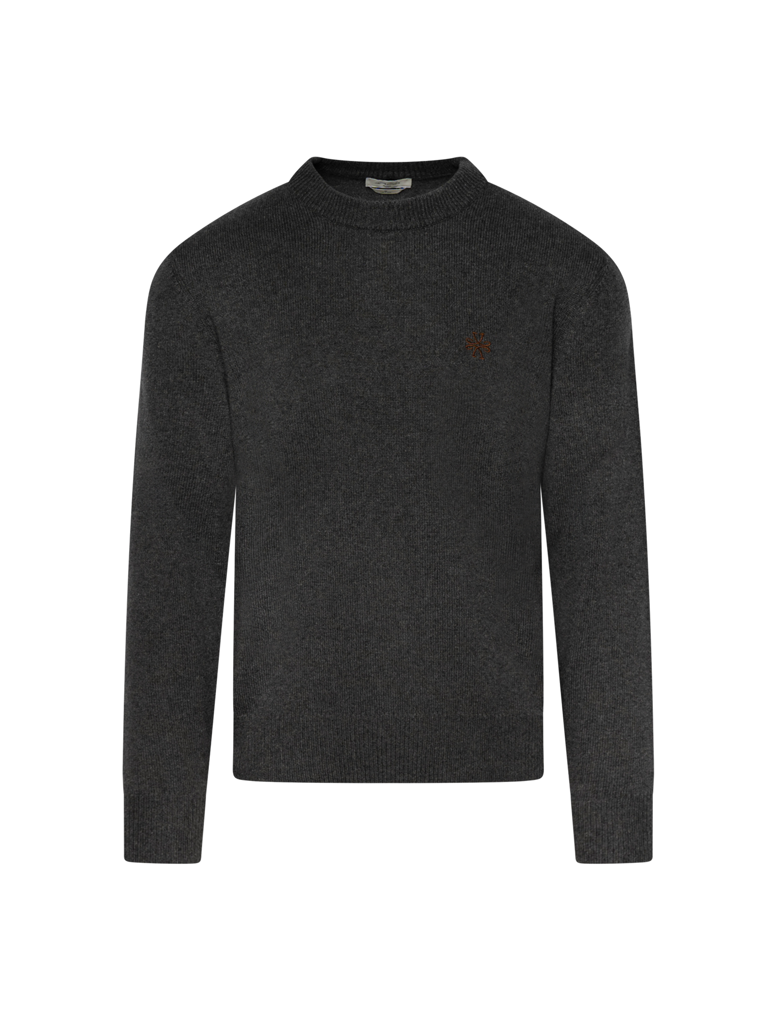 Cashmere logo knitted jumper
