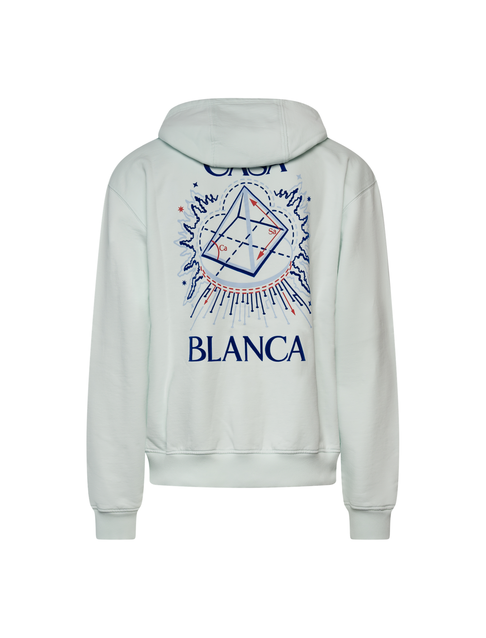 Celestial zipped hoodie