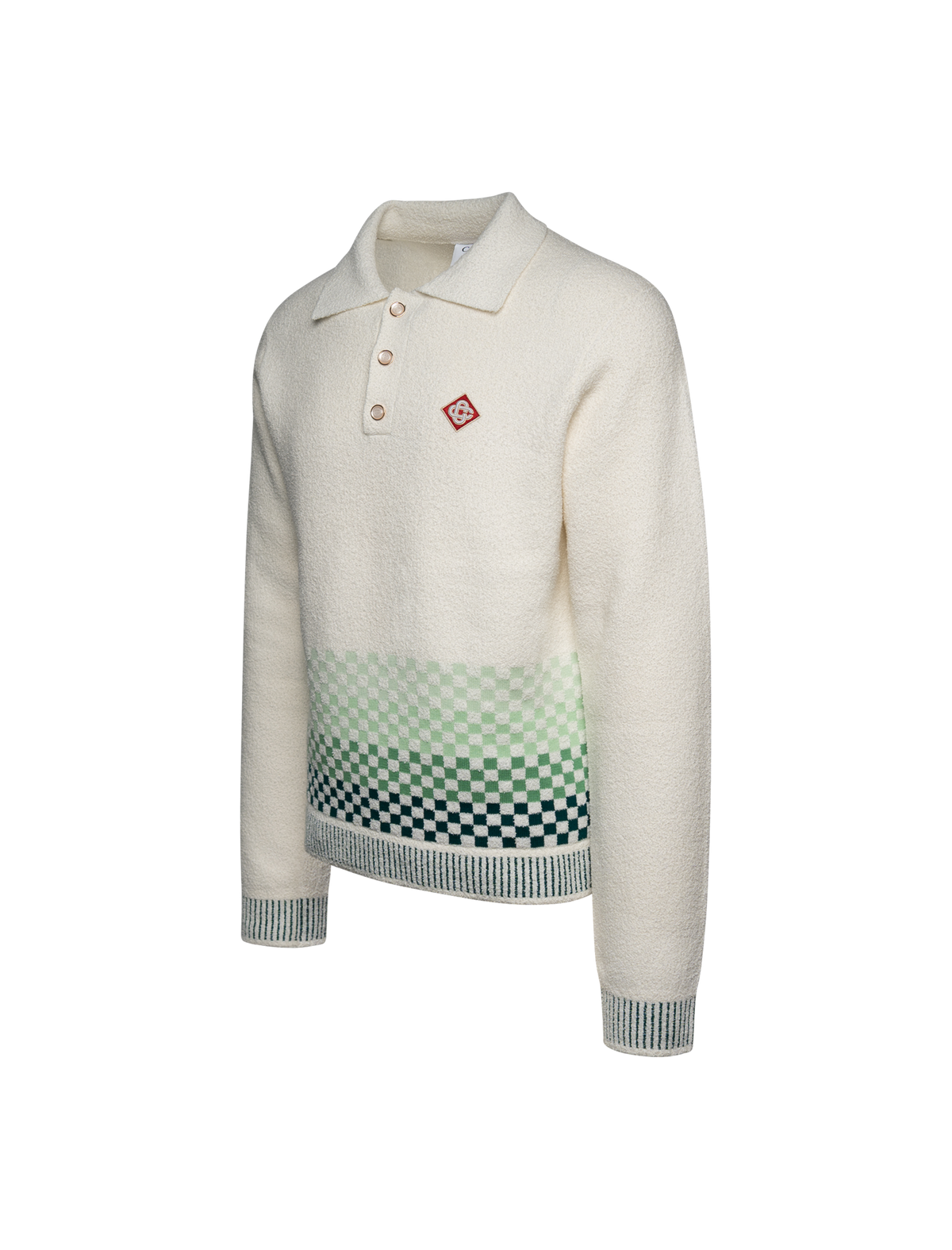 Check longesleeve polo shirt