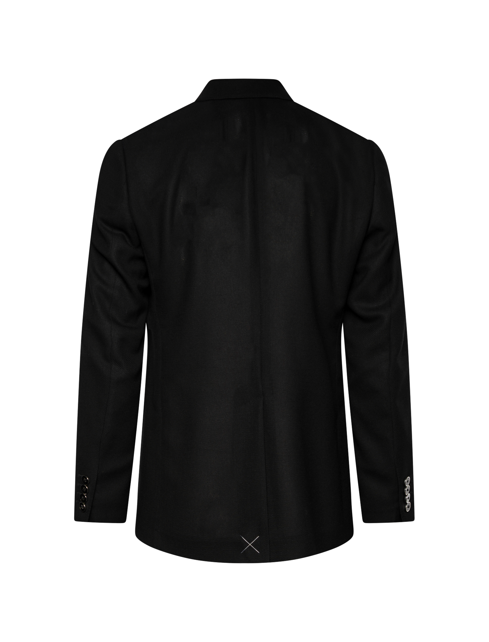 Single-breasted wool jacket