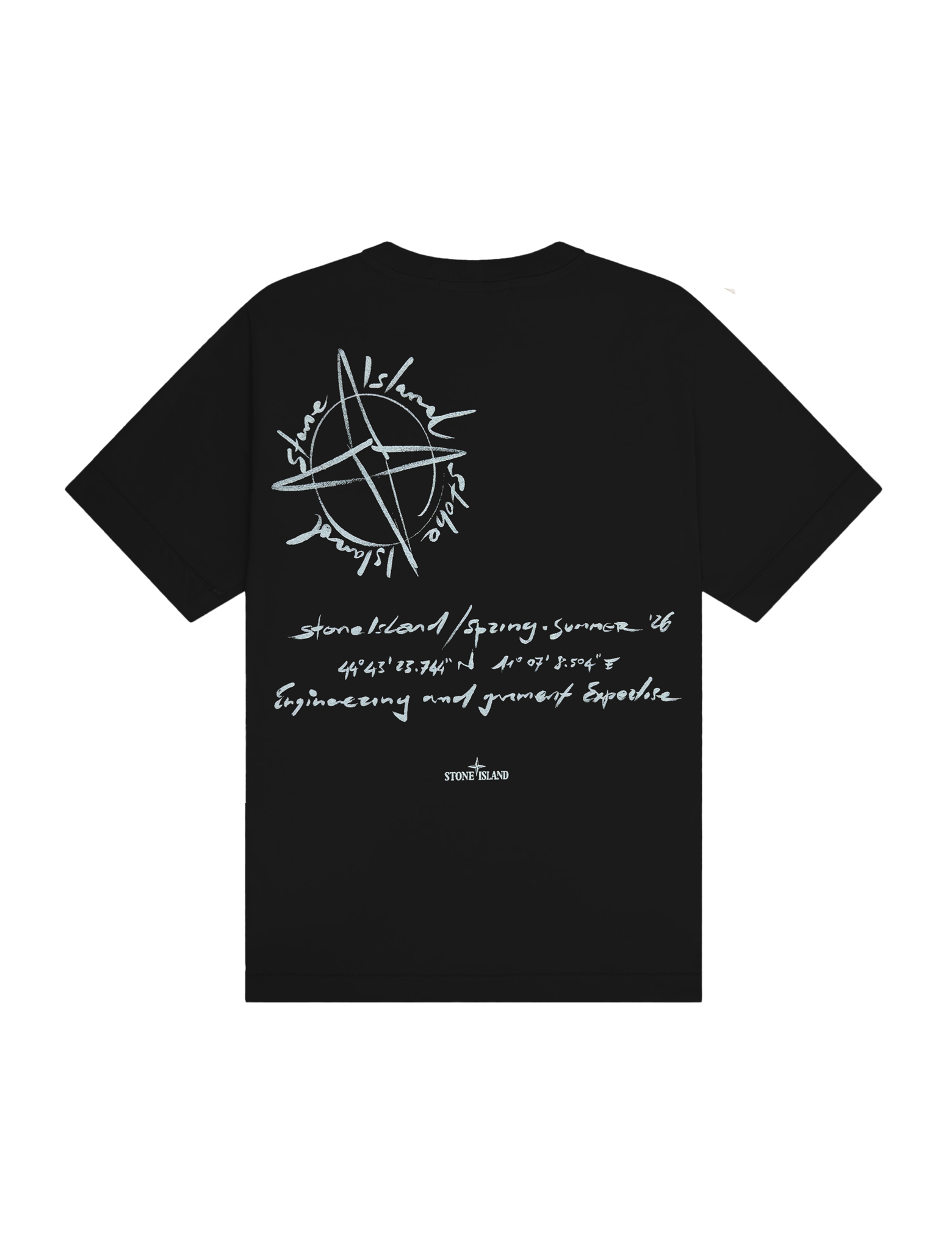 Compass Two print t-shirt