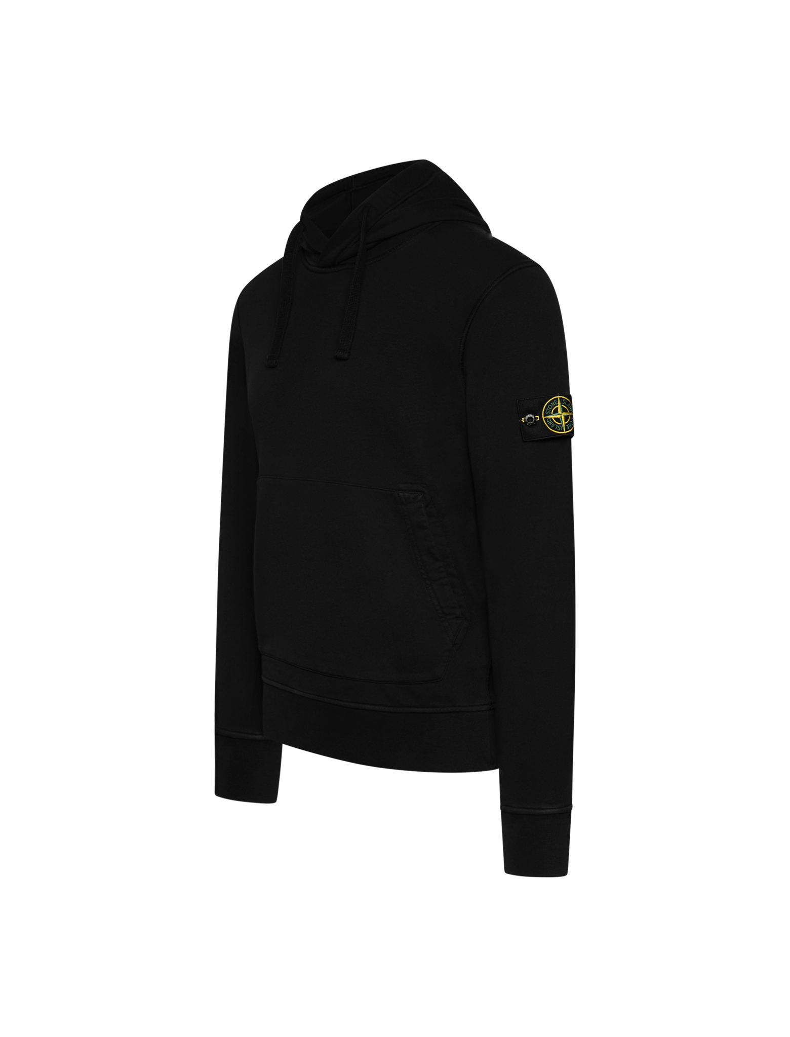 Compass badge fleece hoodie