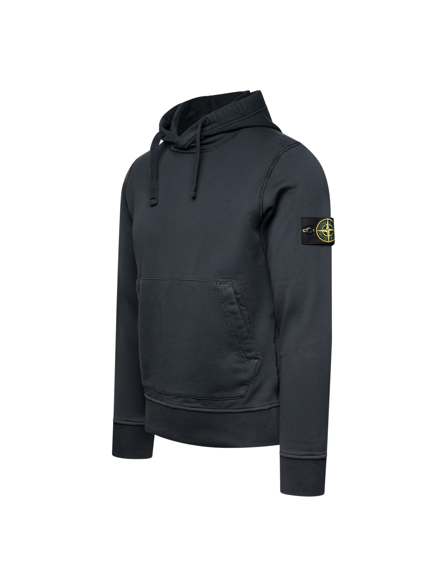 Compass badge fleece hoodie