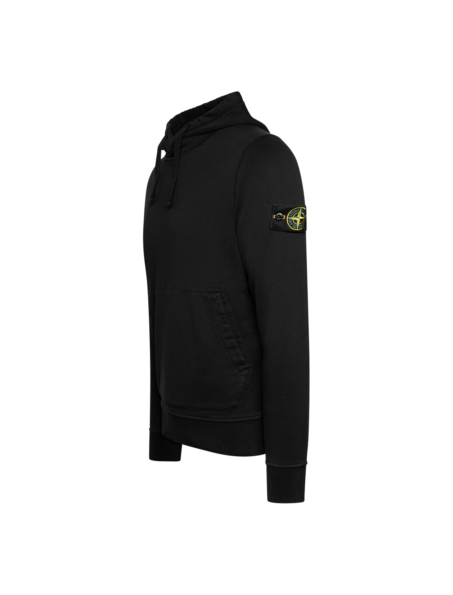 Compass badge fleece hoodie