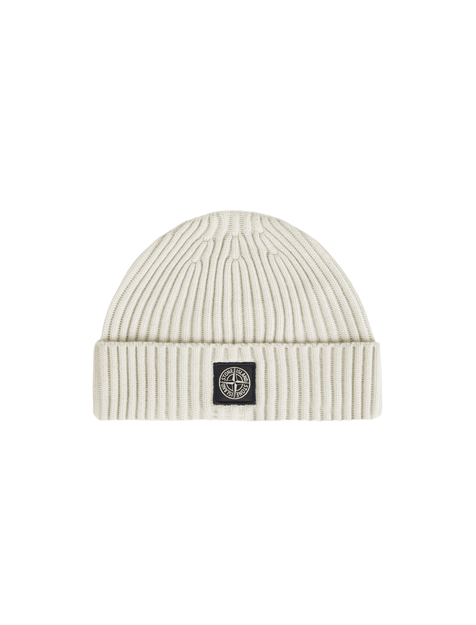 Compass patch wool beanie hat