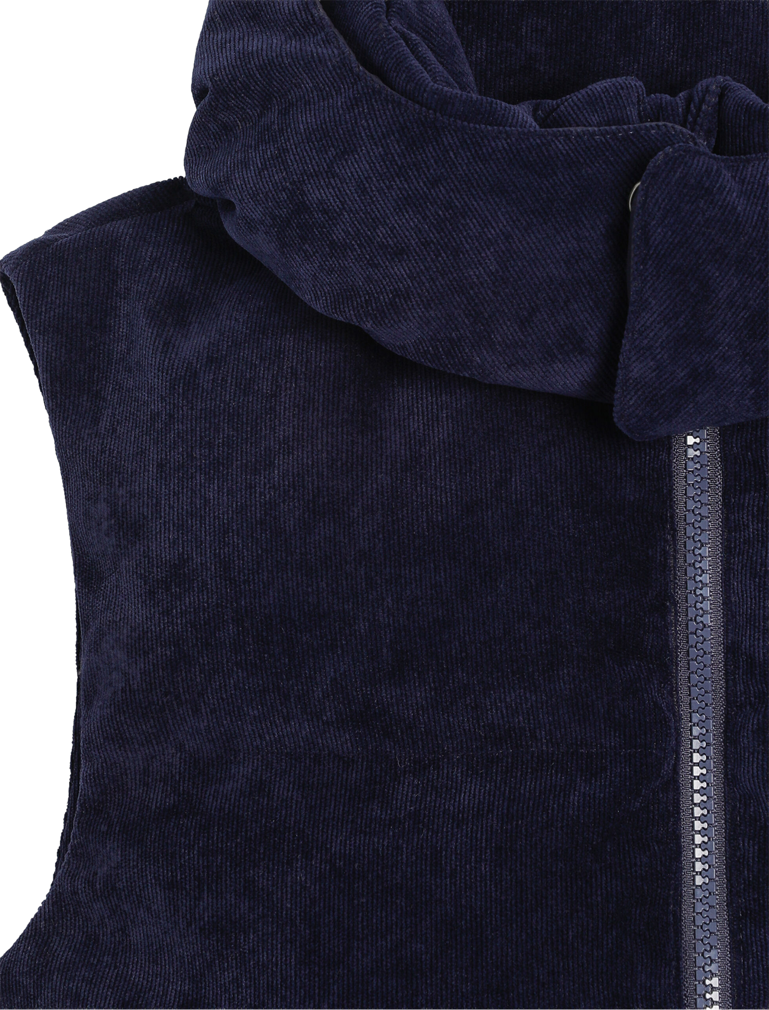 Corduroy down bodywarmer