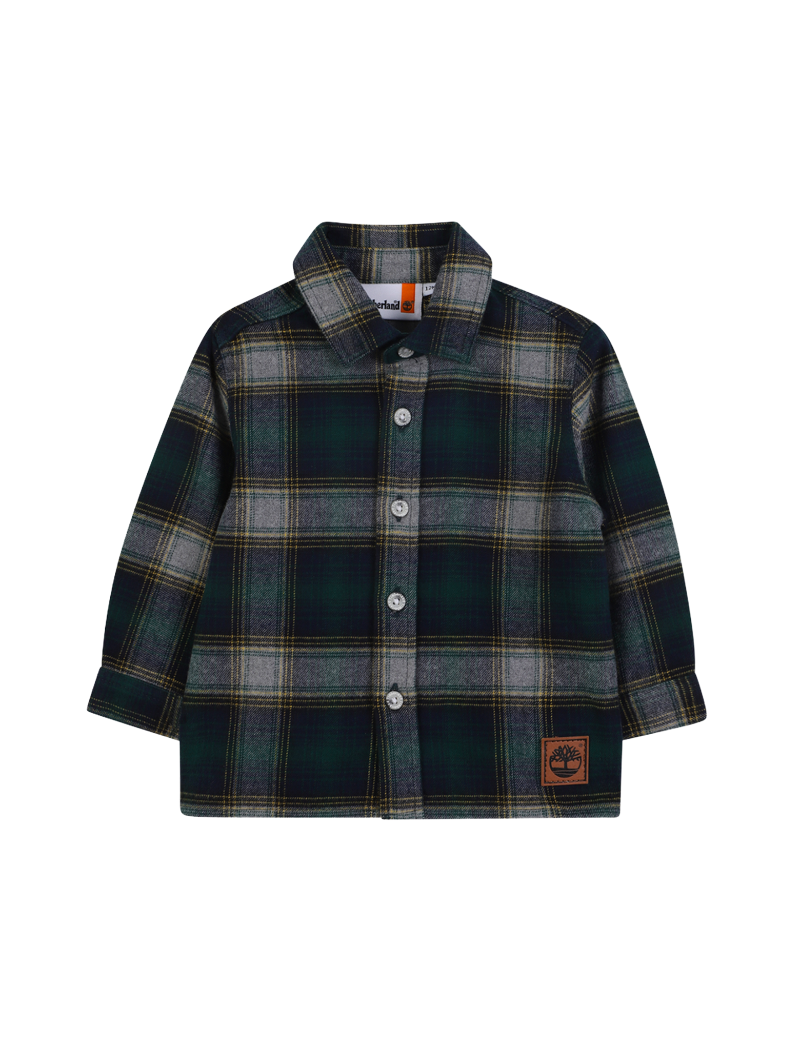 Cotton checked flannel shirt