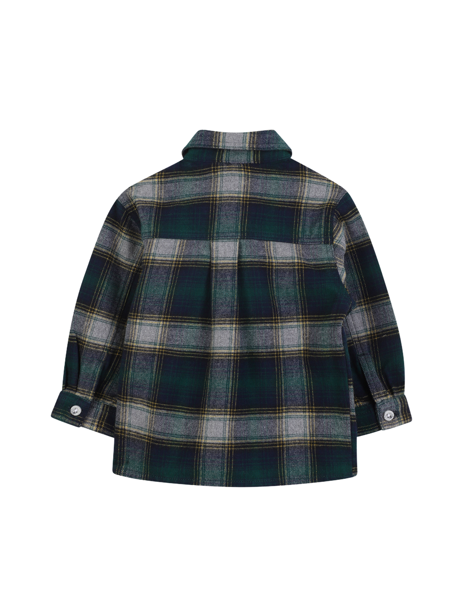 Cotton checked flannel shirt