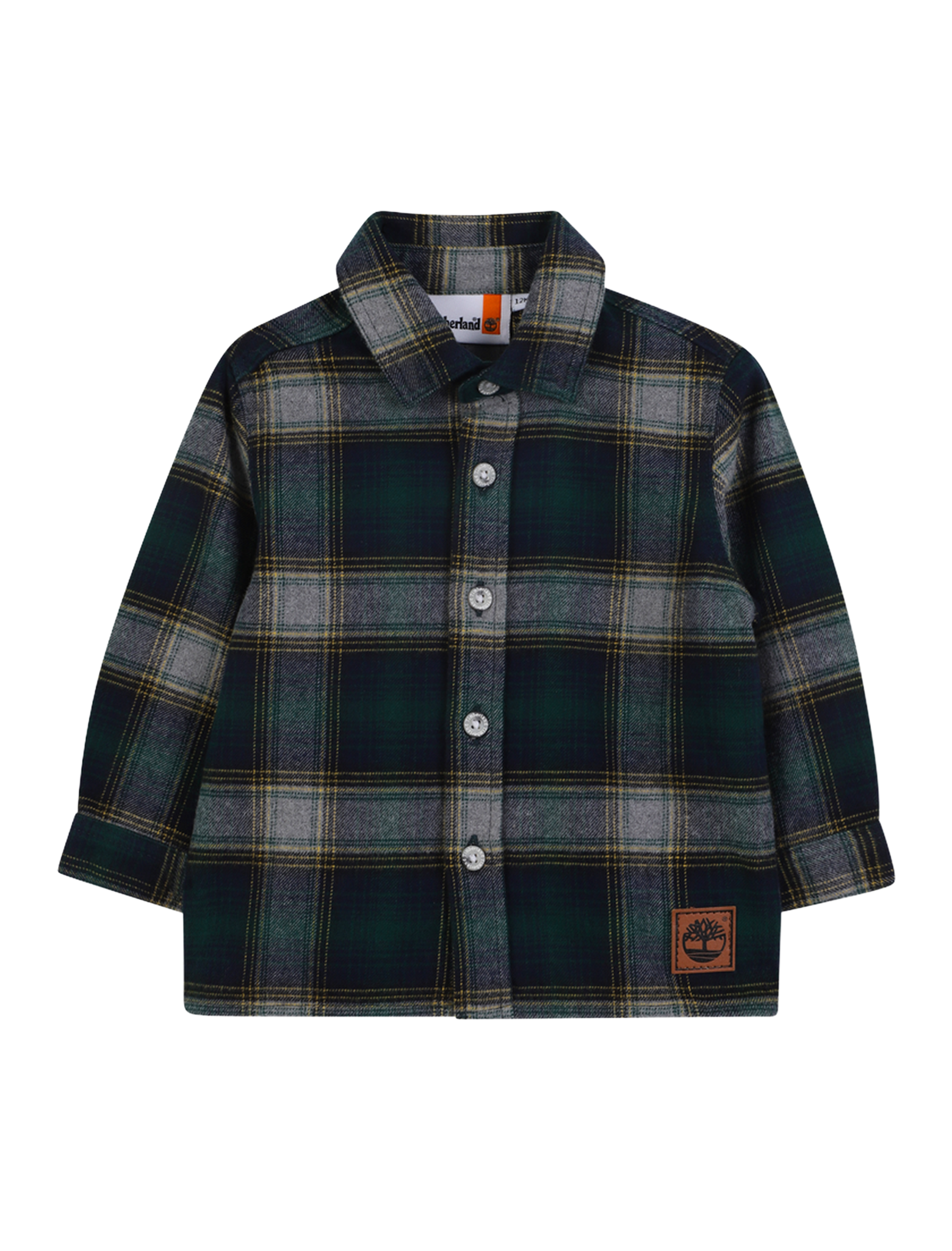 Cotton checked flannel shirt
