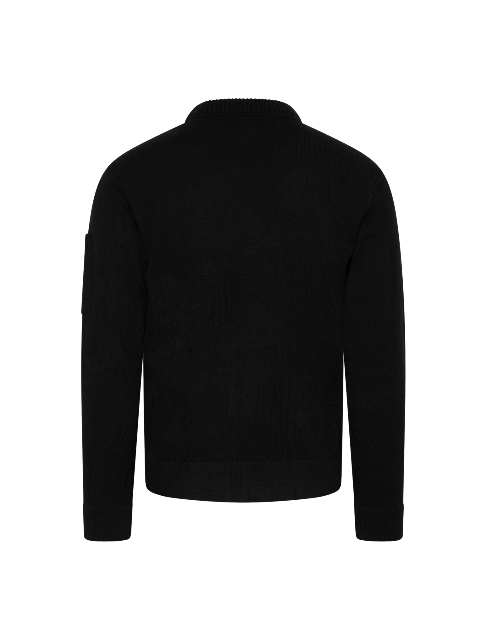Crew neck stretch knitwear