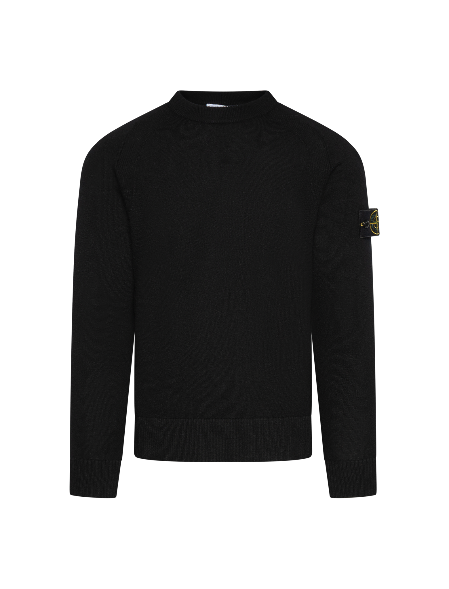 Crewneck raglan wool jumper