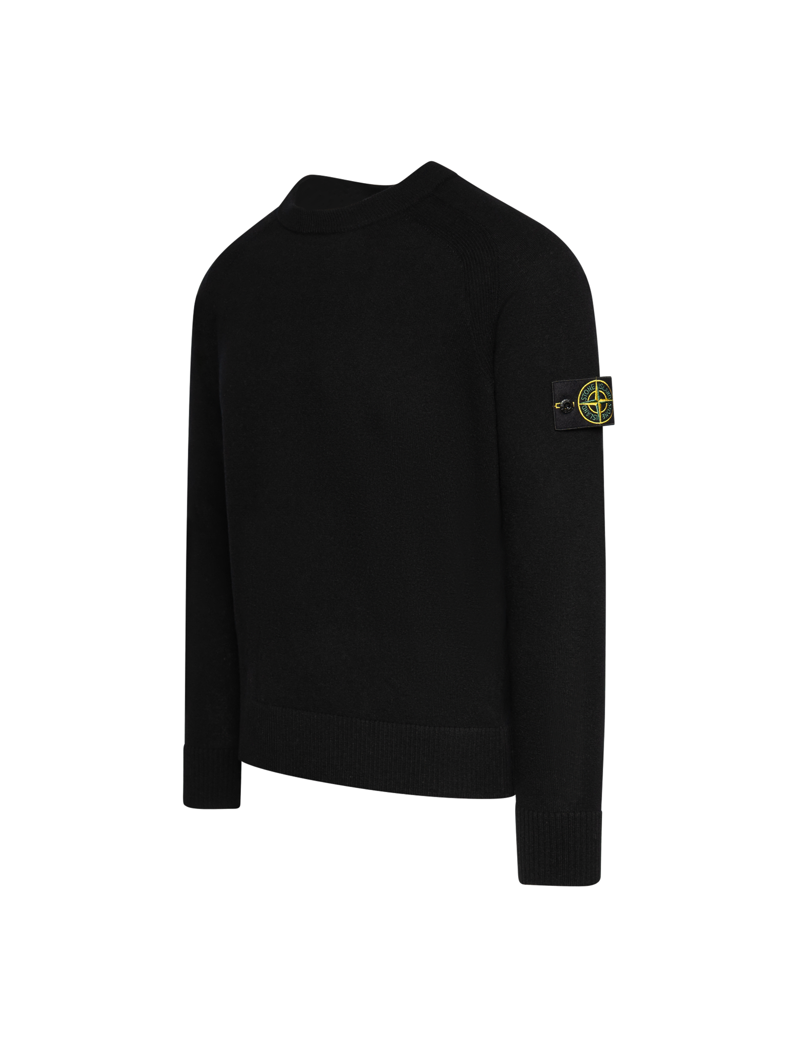 Crewneck raglan wool jumper