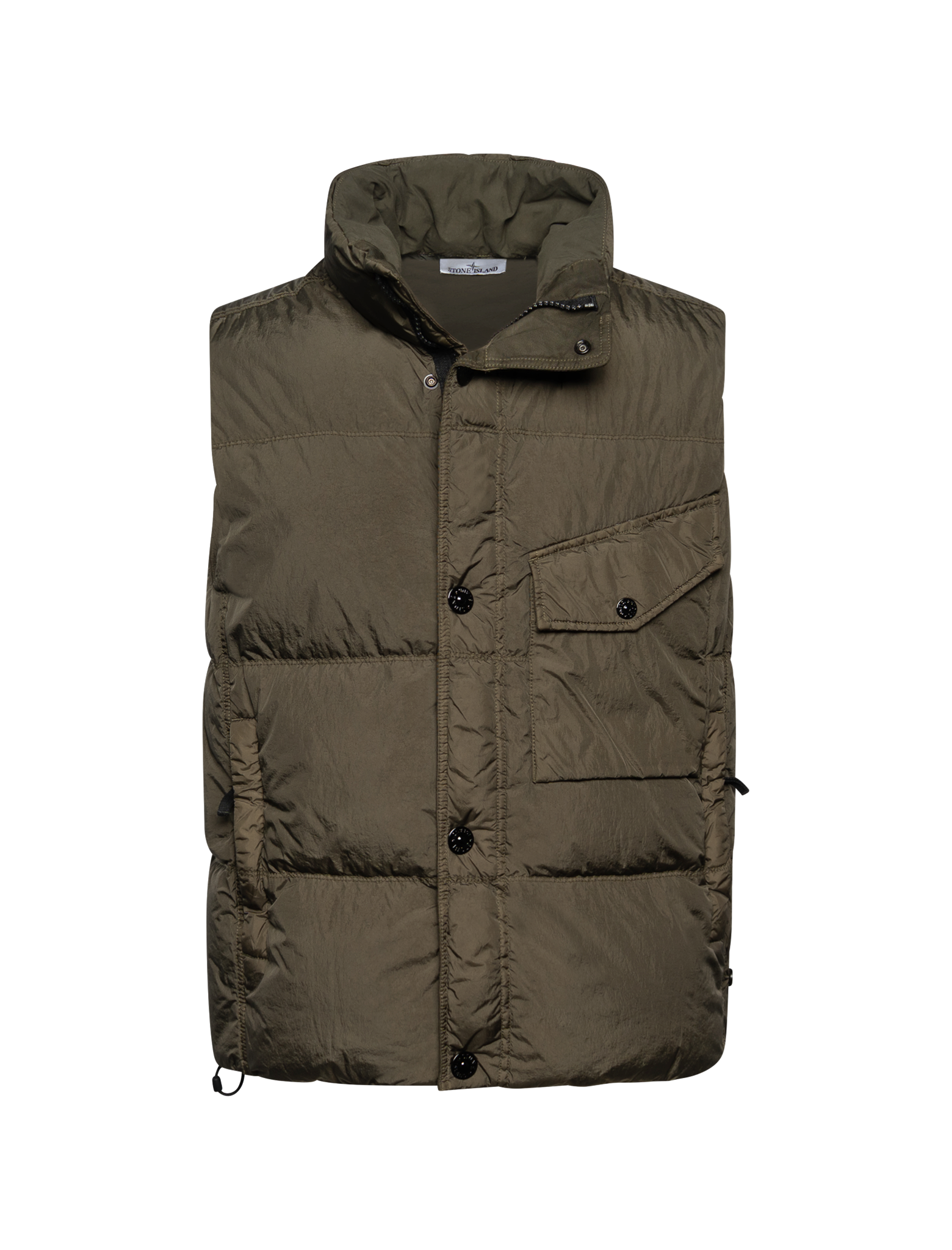 Crinkle Reps padded bodywarmer