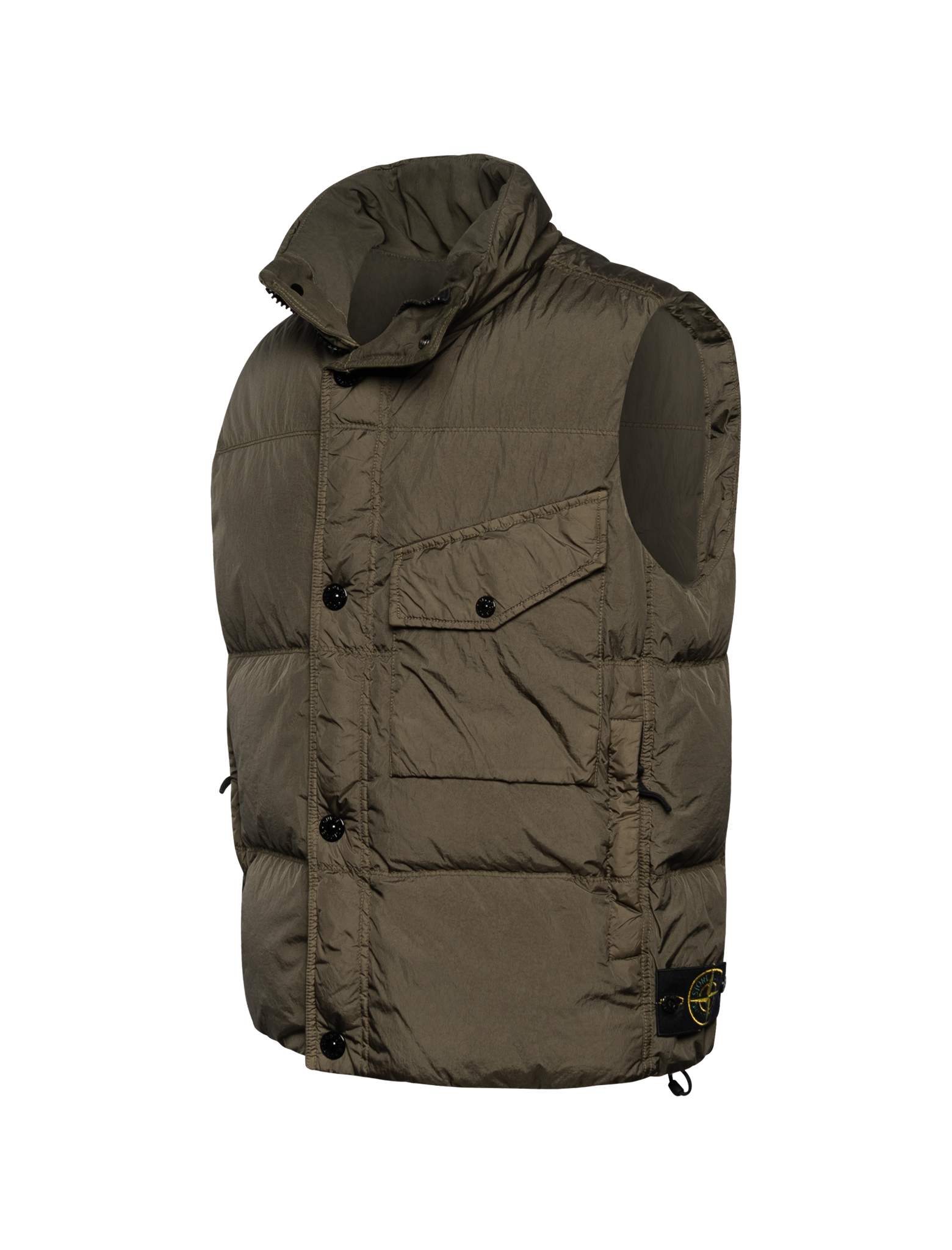 Crinkle Reps padded bodywarmer