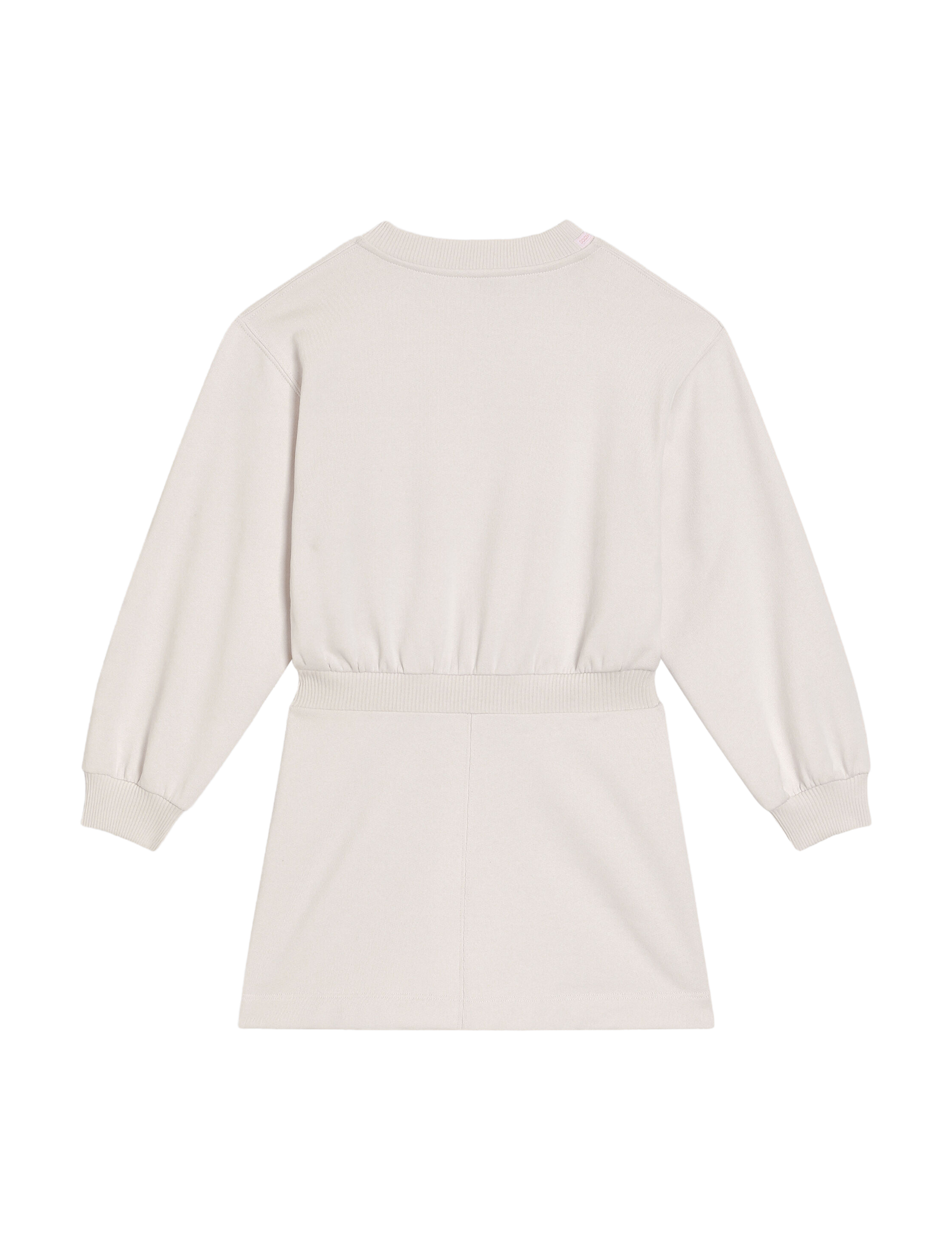 DG sequin patch fleece dress