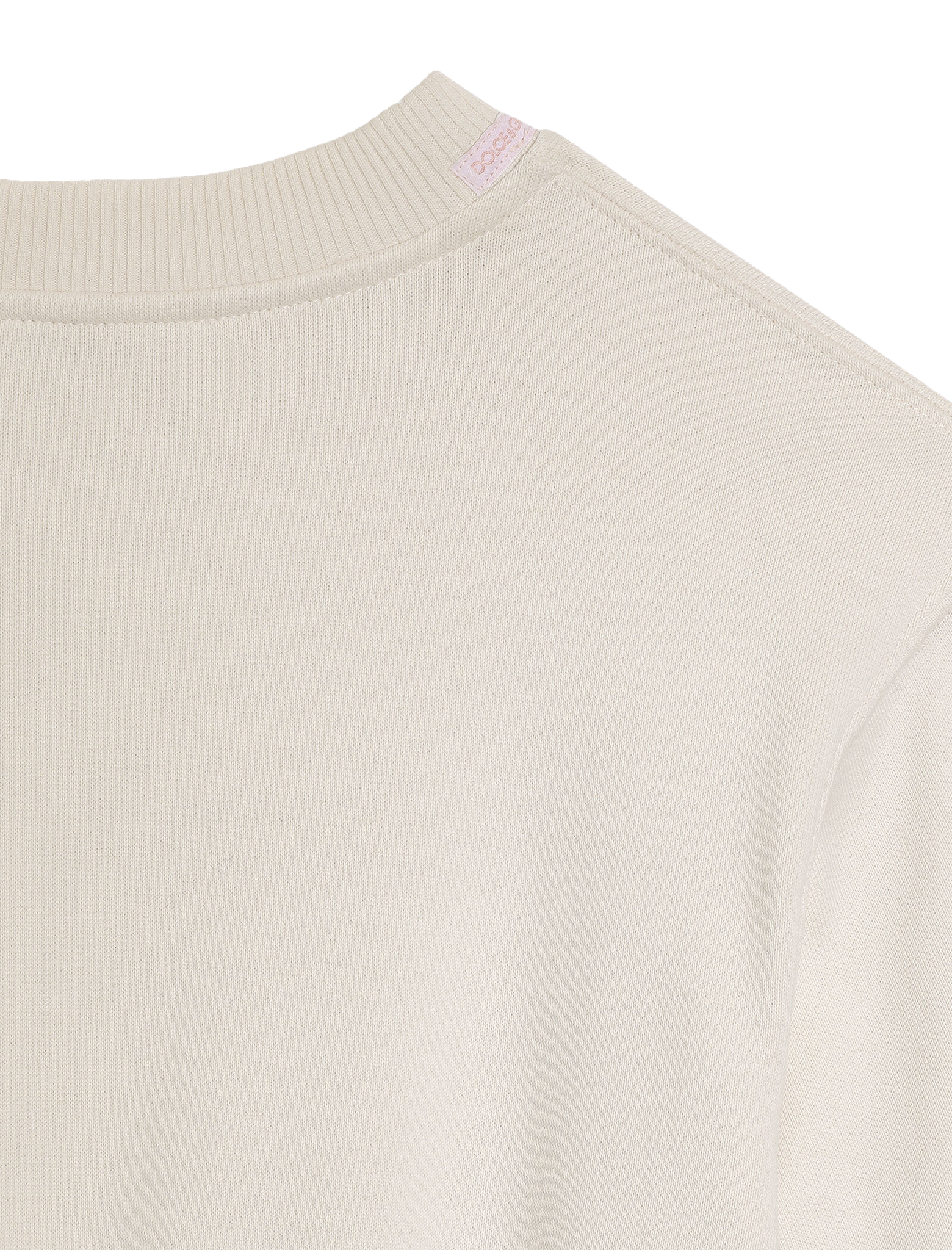 DG sequin patch fleece dress