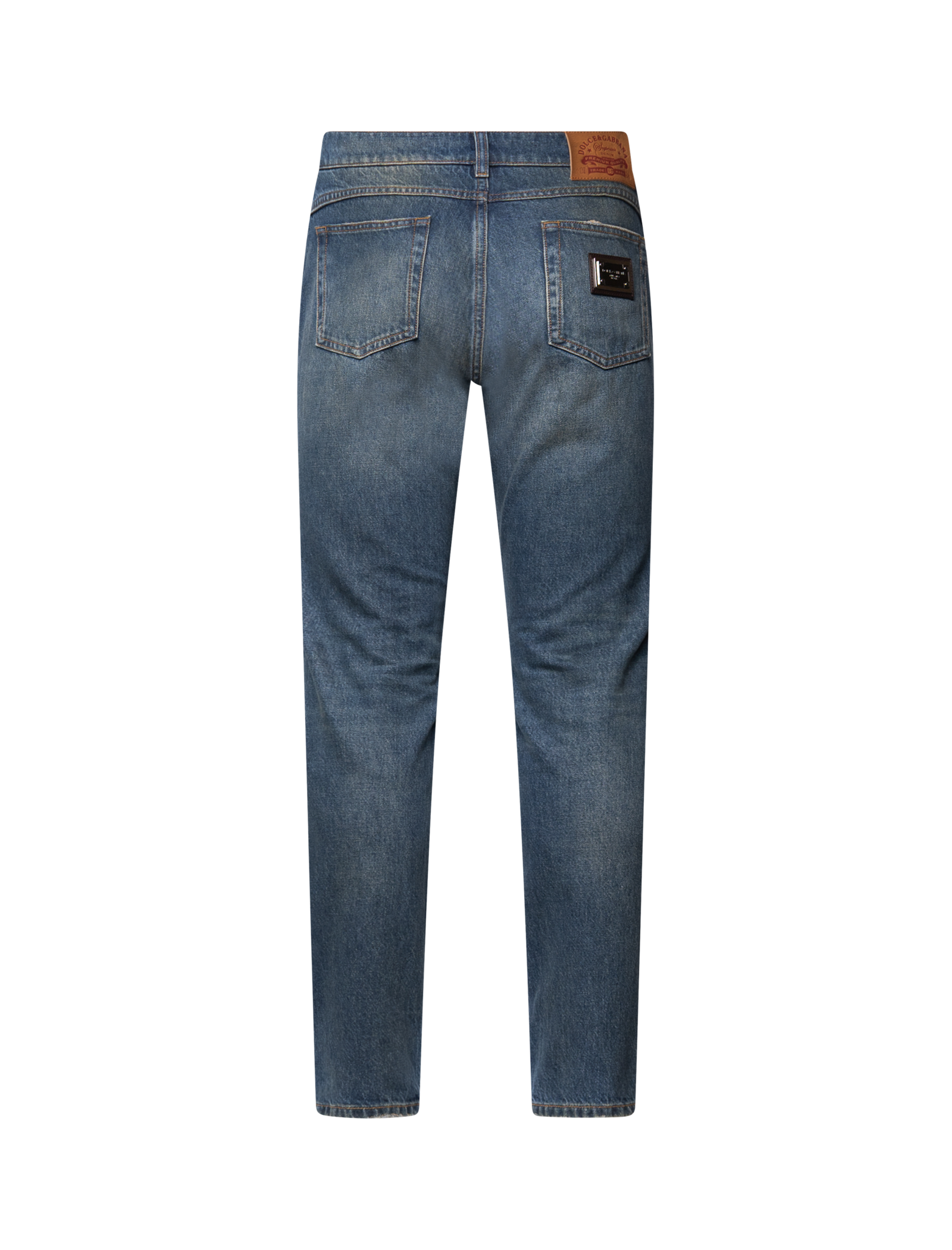 Regular fit plaque jeans