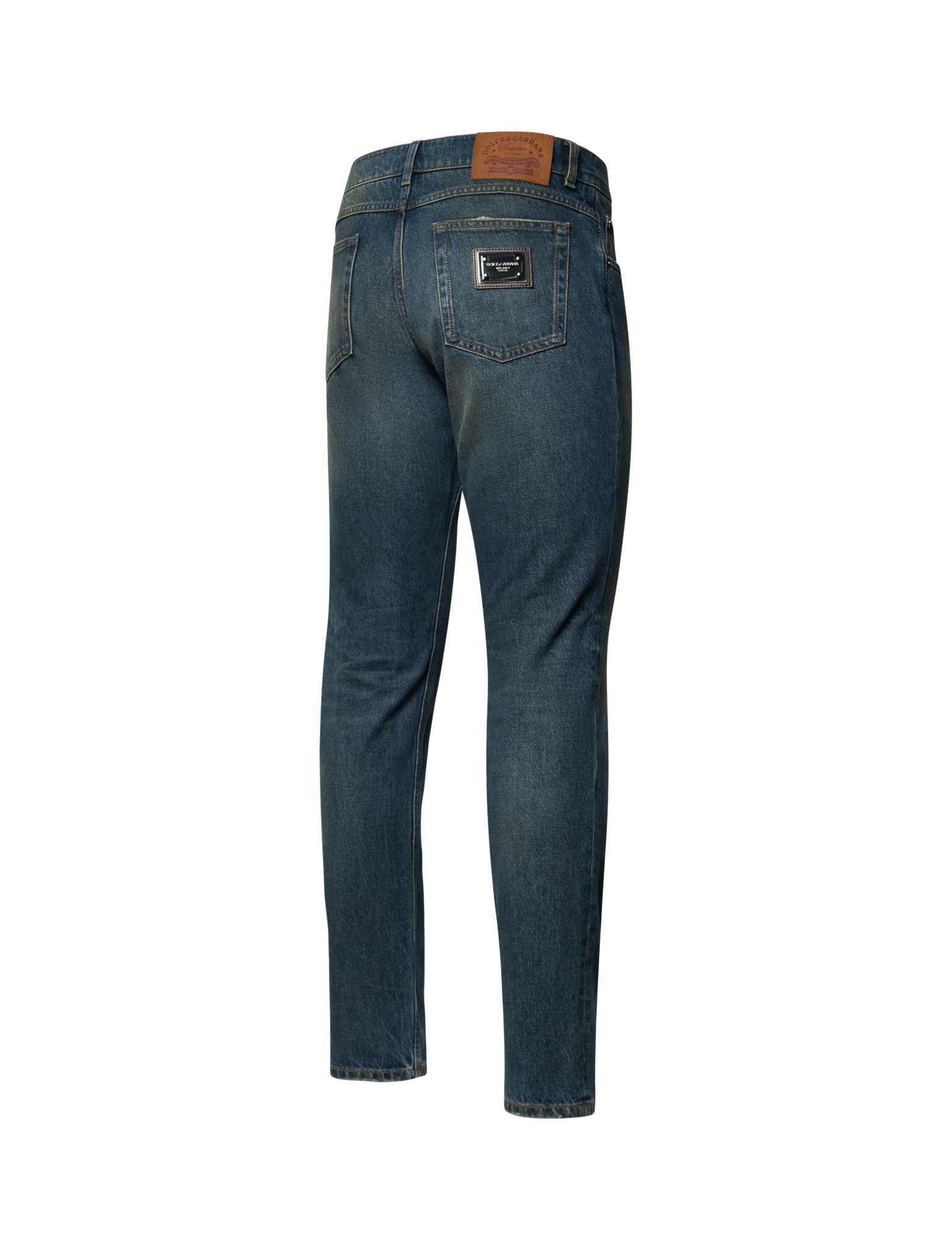 Regular fit plaque jeans