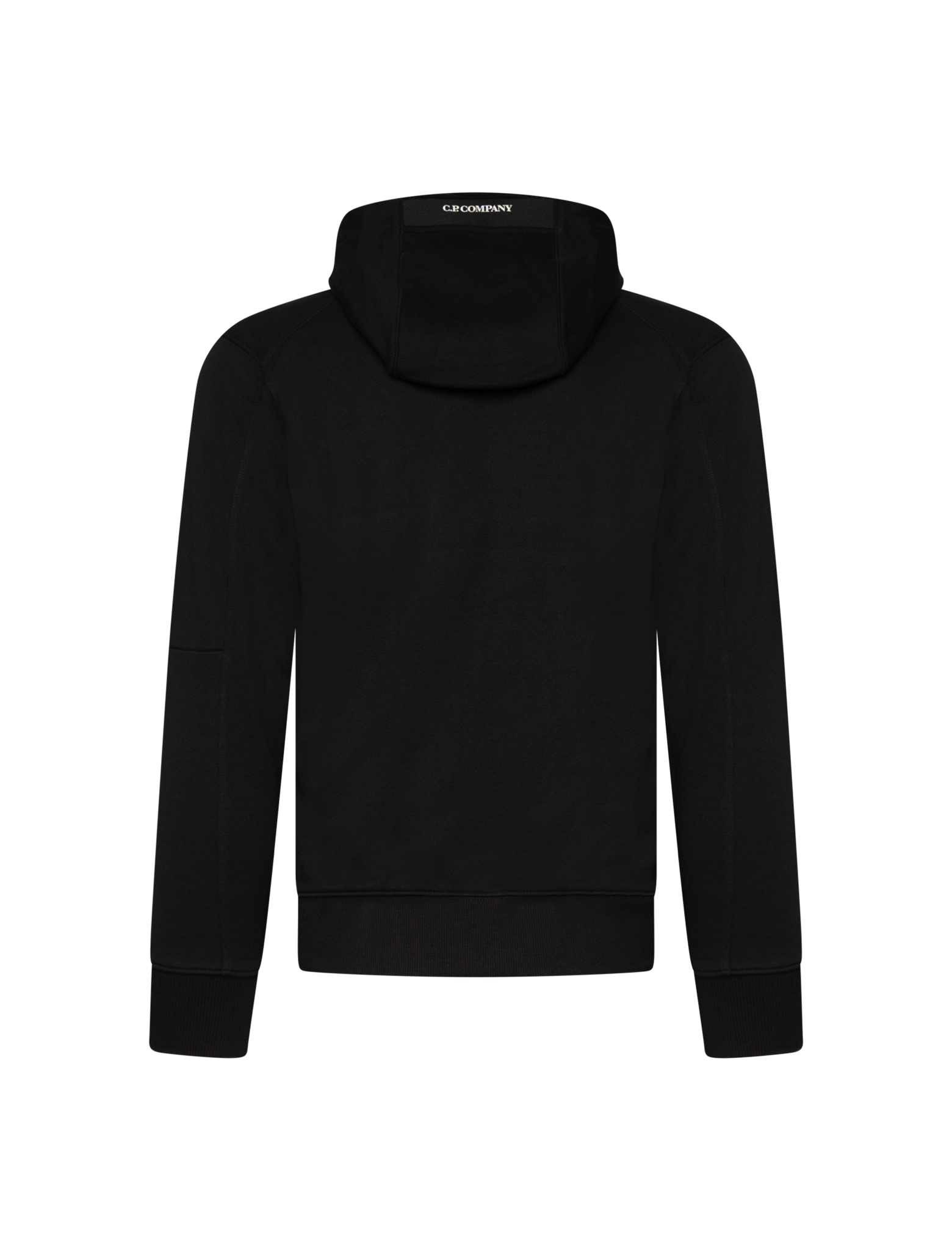 Diagonal raised fleece hoodie