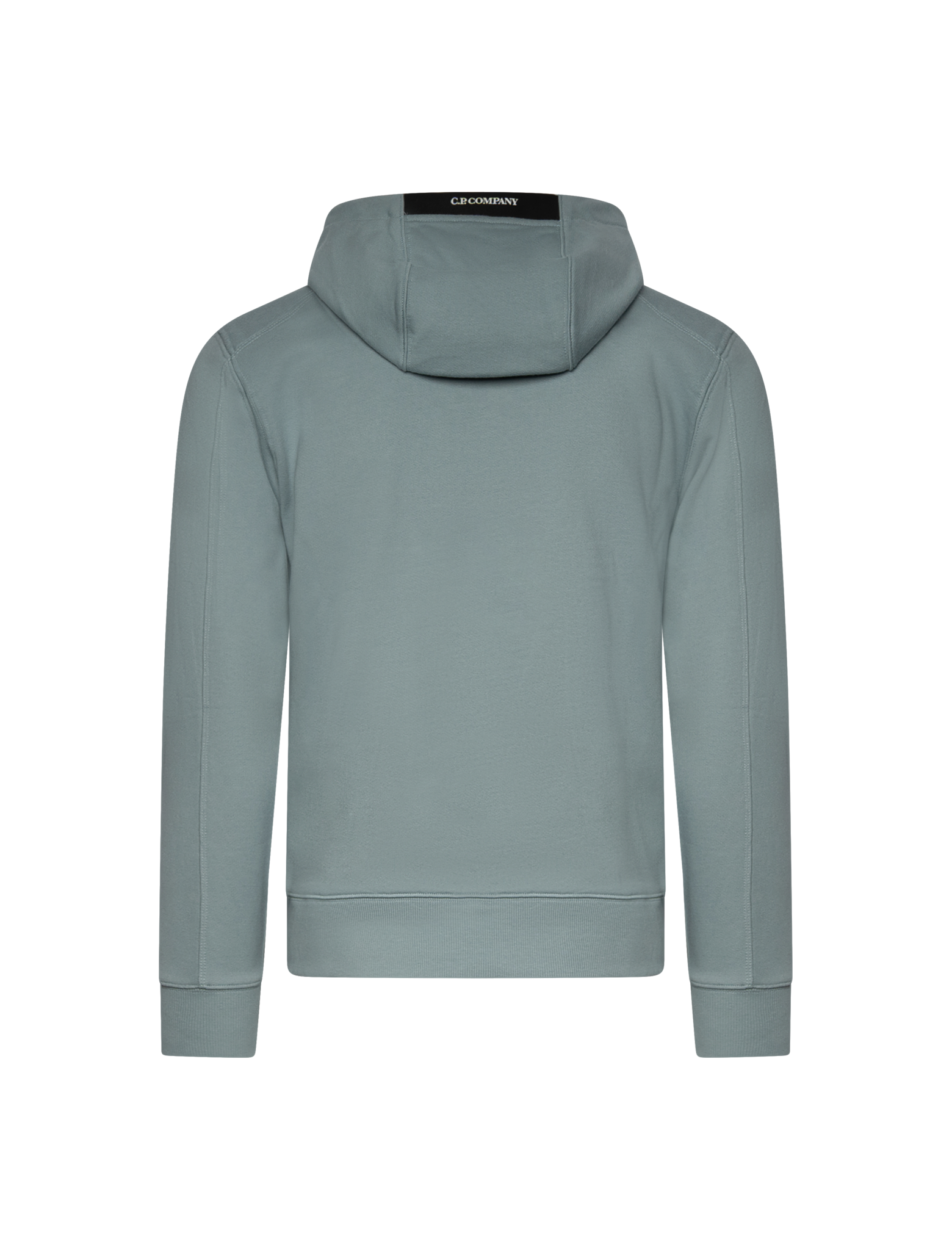 Diagonal raised fleece hoodie